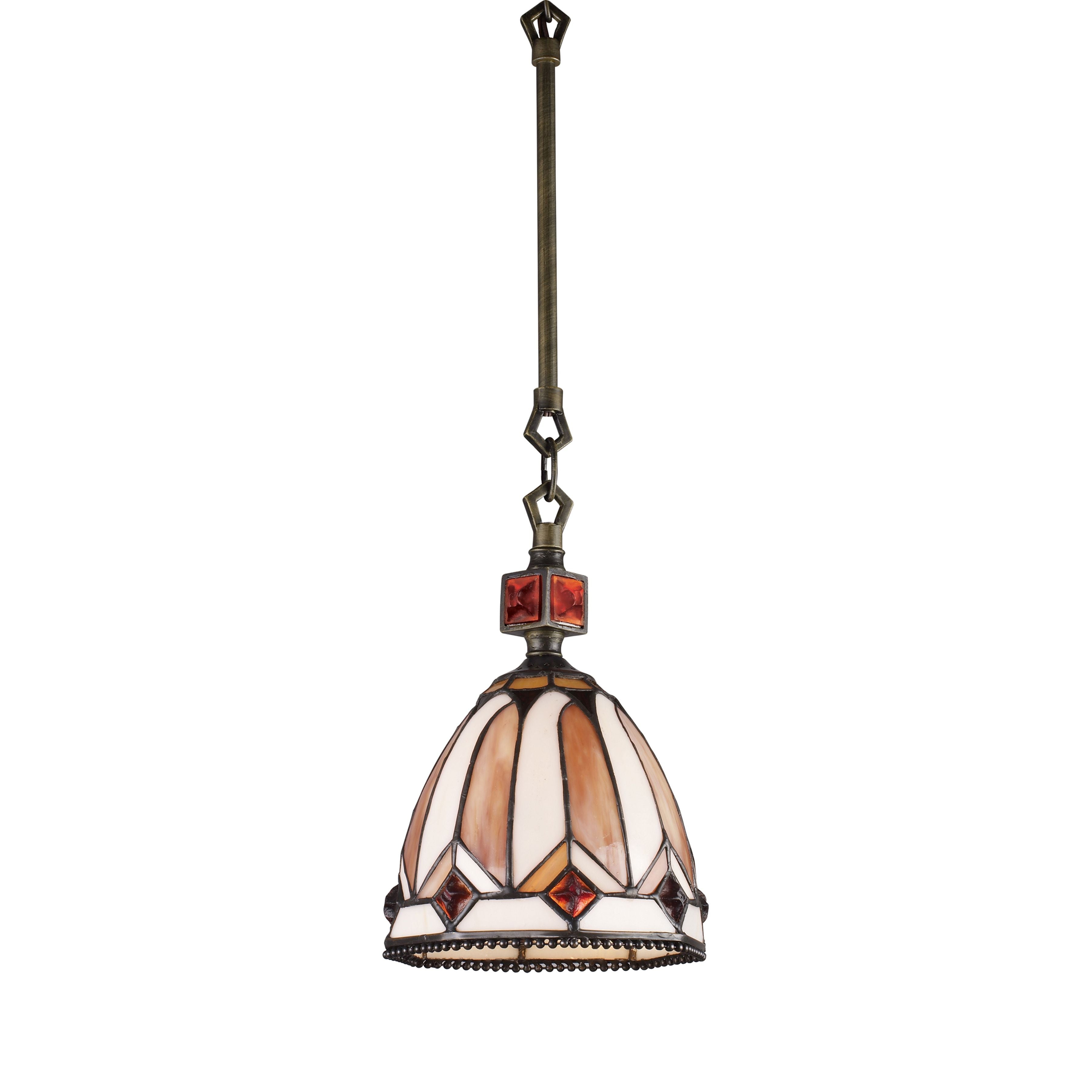 Ambra 8'' Wide 1-Light Pendant - Bronze