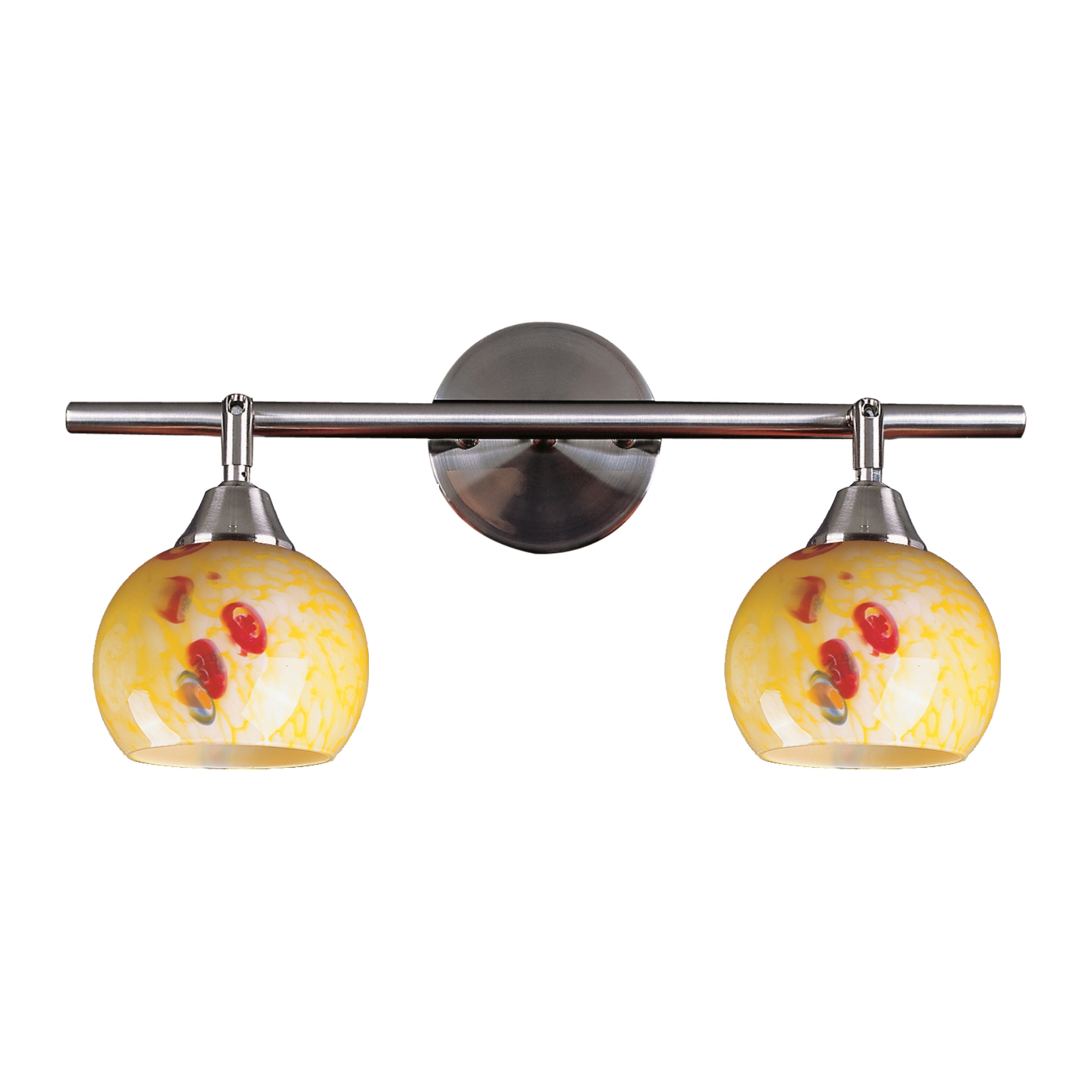 Mela 18'' Wide 2-Light Sconce - Satin Nickel