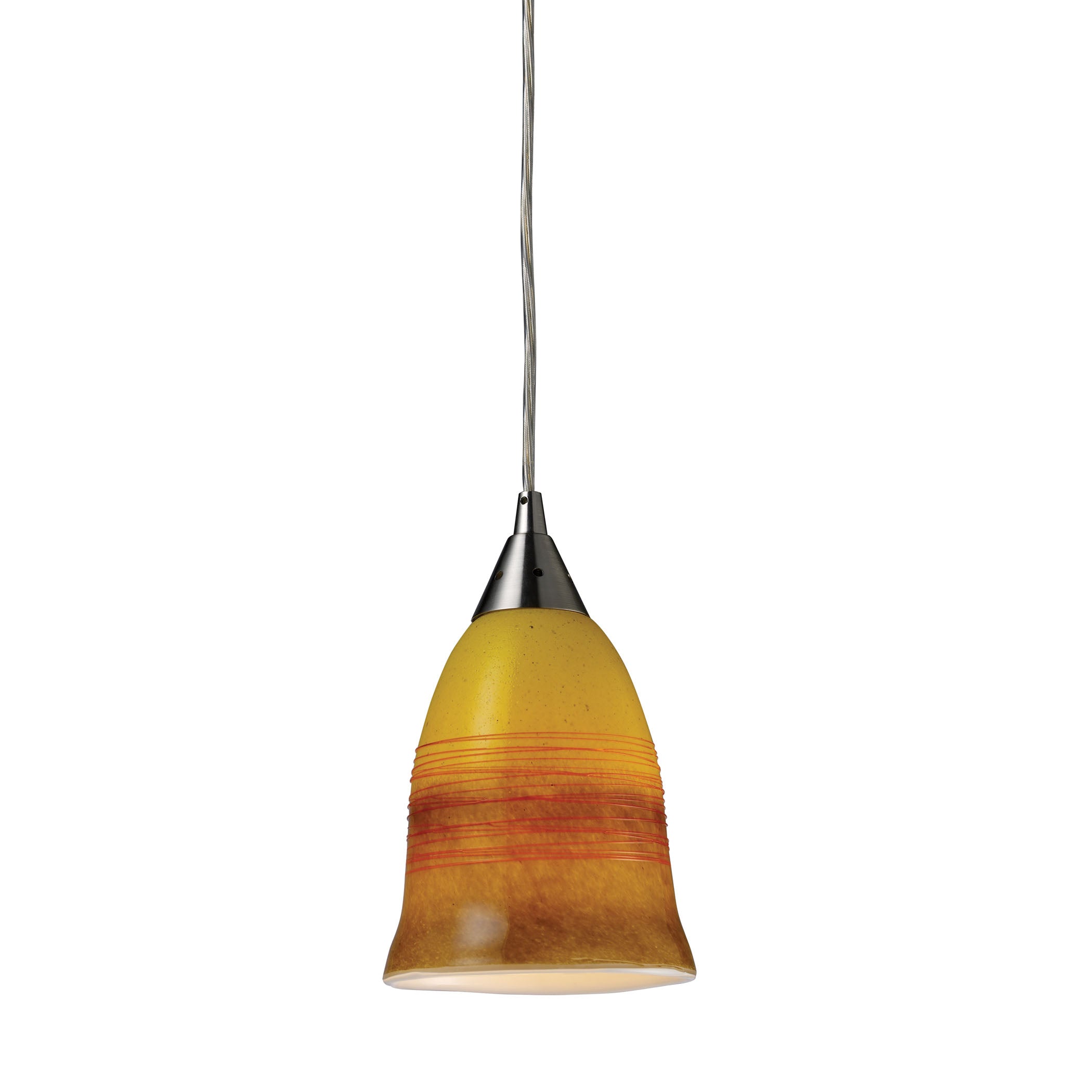 Horizon 5'' Wide 1-Light Mini Pendant - Yellow