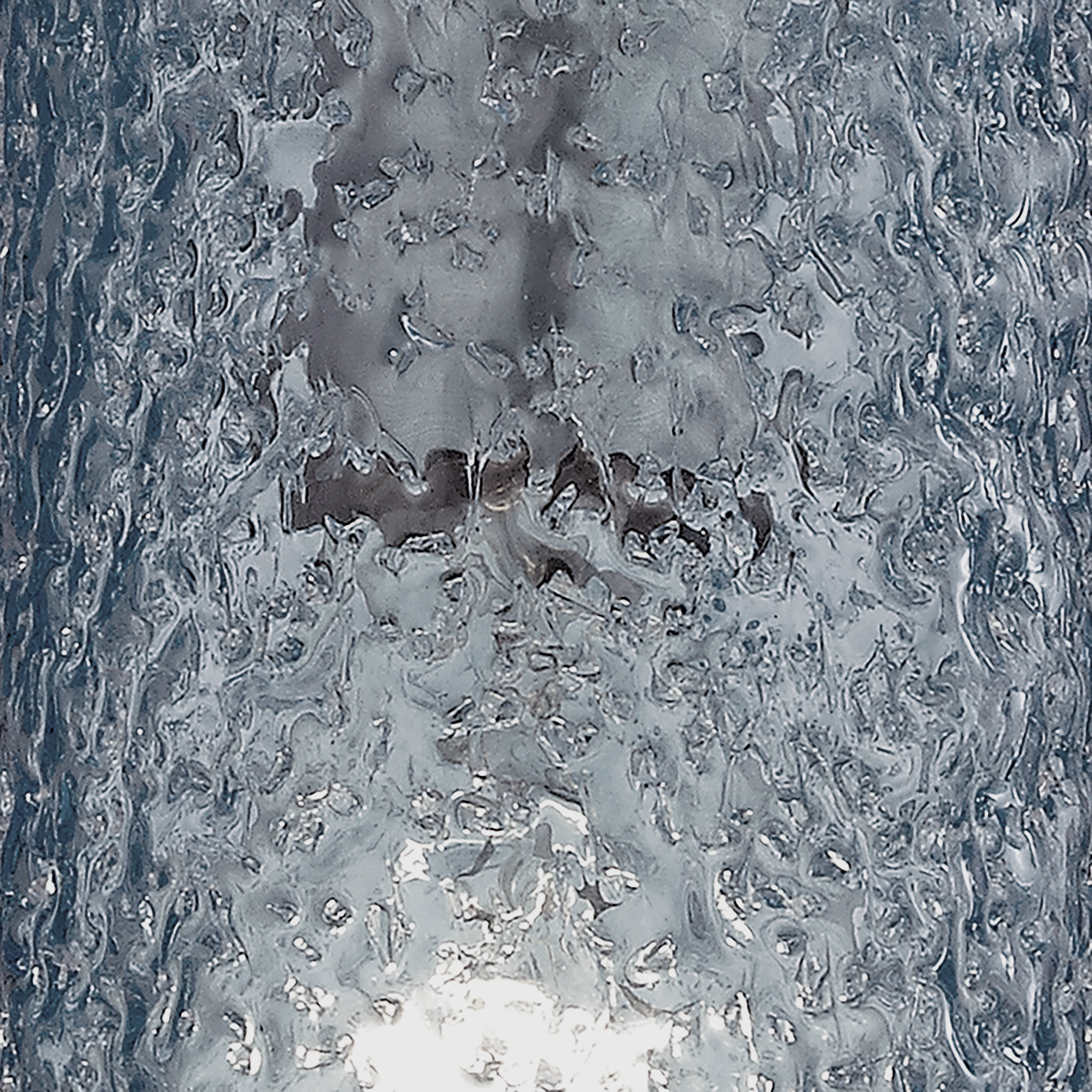 Ice Fragments 5'' Wide 1-Light Pendant - Satin Nickel