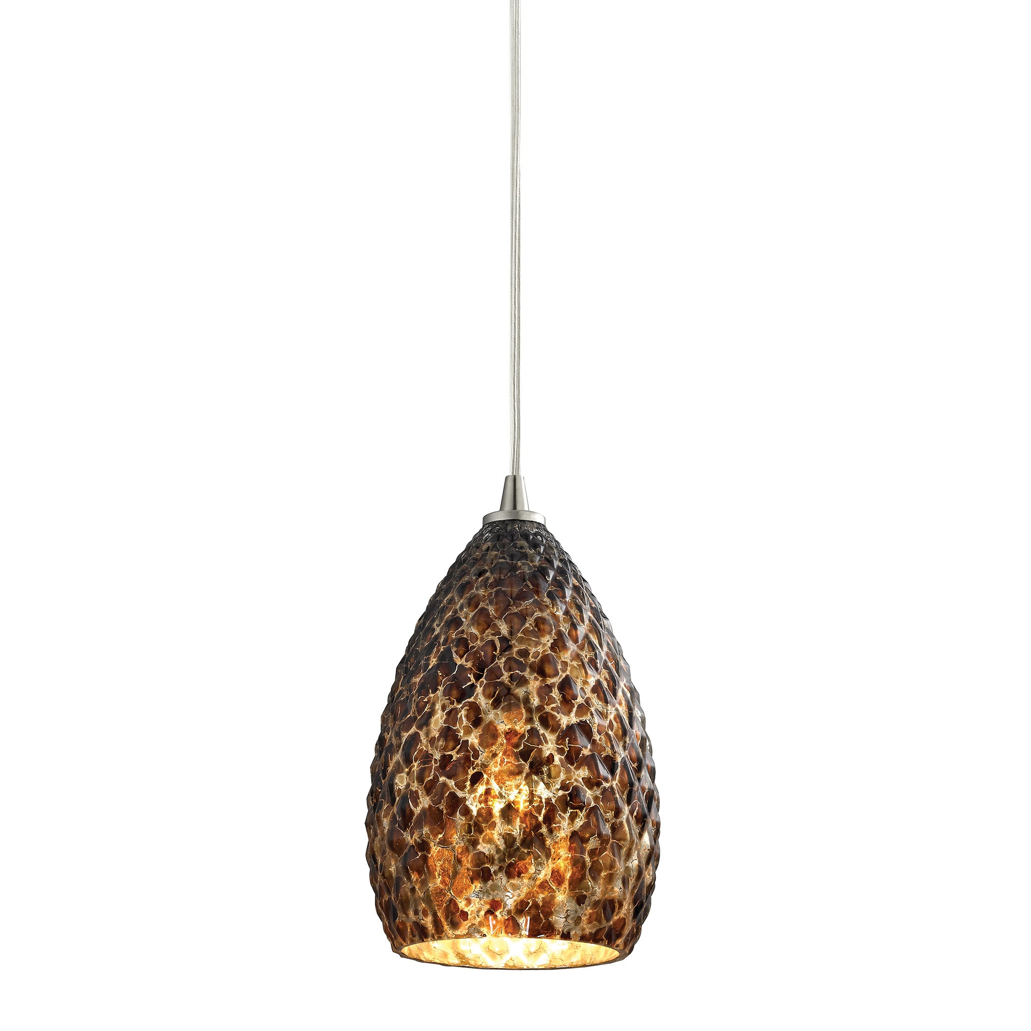 Geval 5'' Wide 1-Light Mini Pendant - Satin Nickel