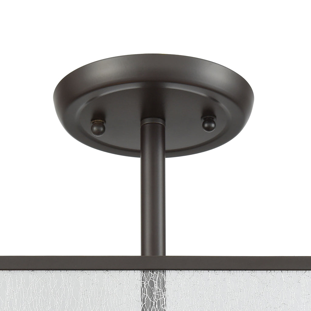 Spencer 14'' Wide 2-Light Semi Flush Mount - Oil Rubbed Bronze
