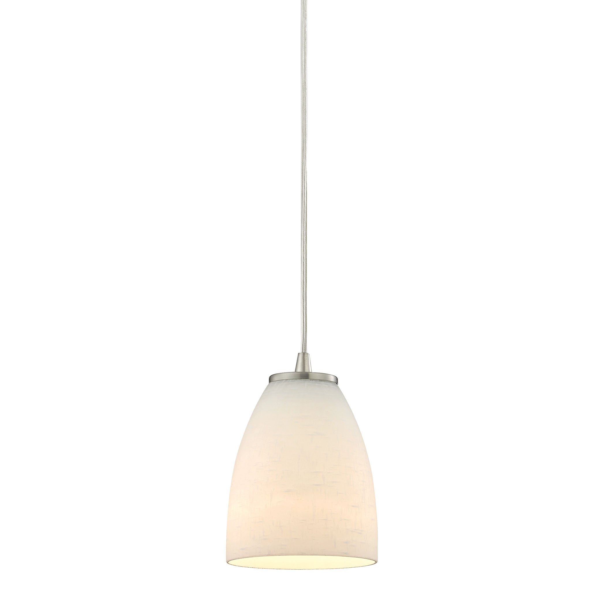 Sandstorm 5'' Wide 1-Light Mini Pendant - Satin Nickel