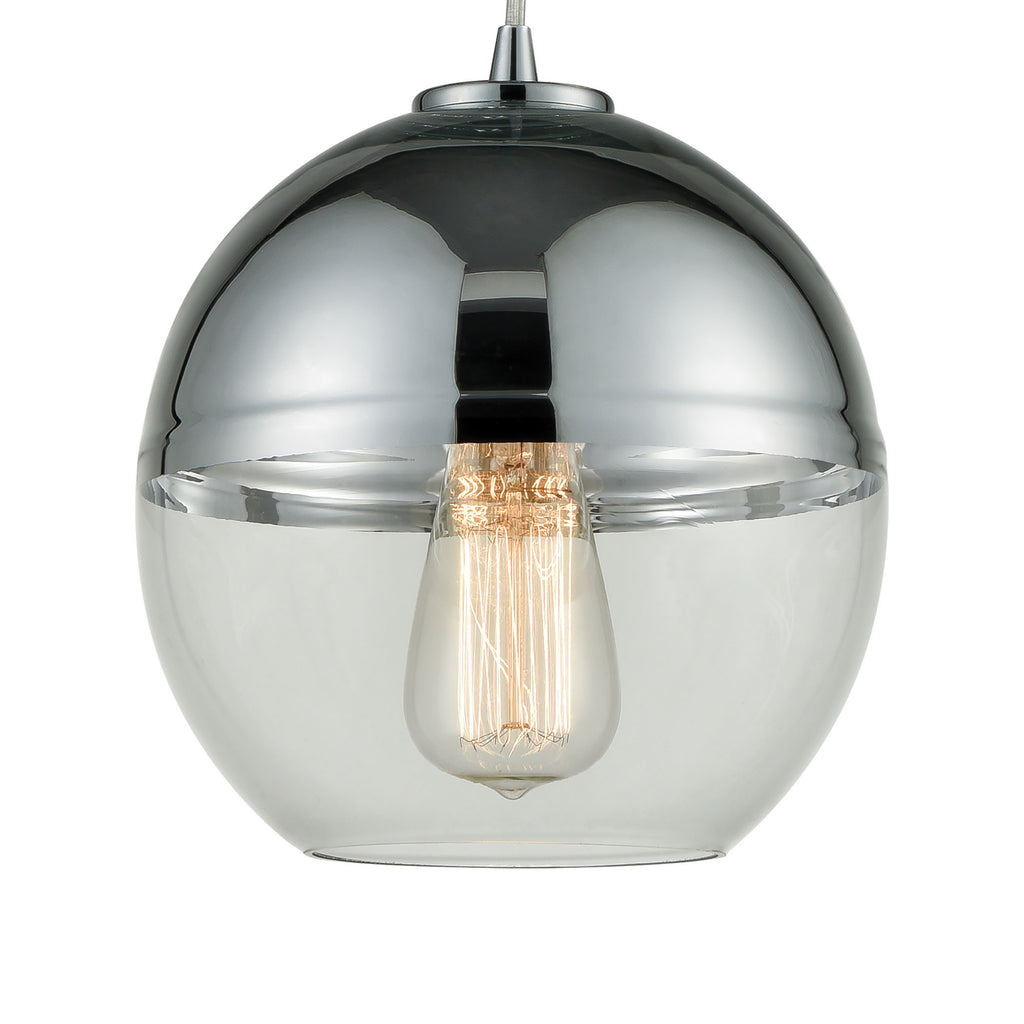 Revelo 8'' Wide 1-Light Mini Pendant - Polished Chrome