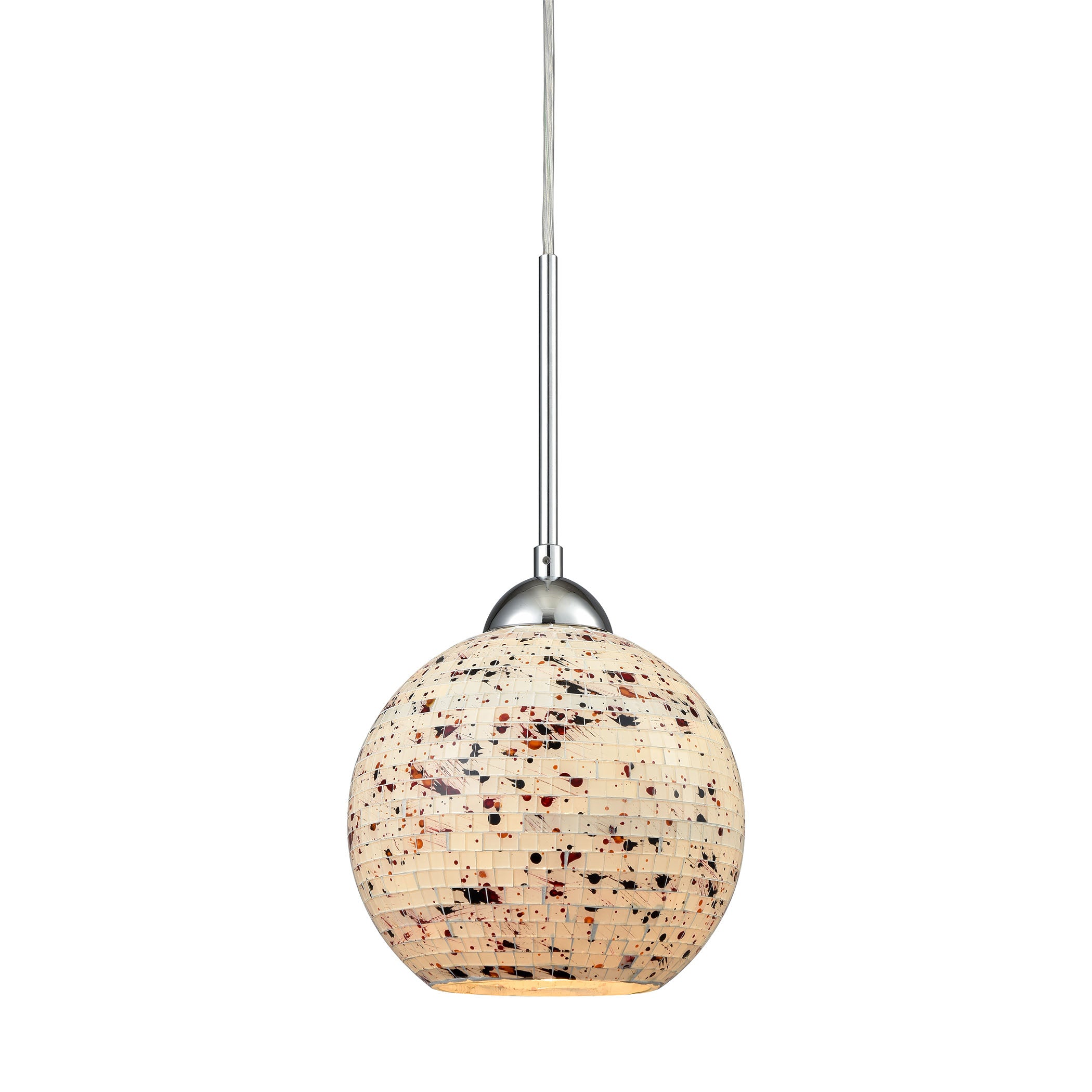 Spatter 7'' Wide 1-Light Mini Pendant - Polished Chrome