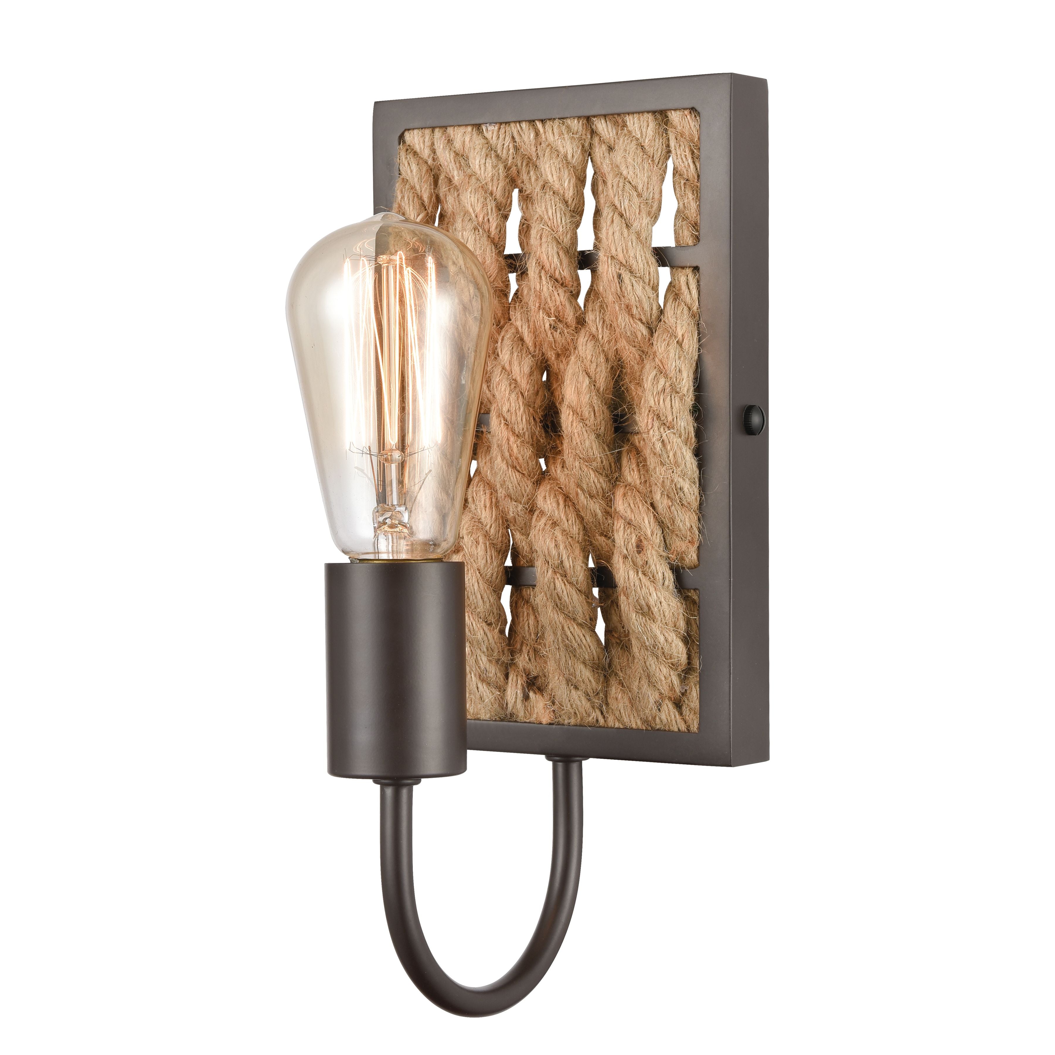 Weaverton 5'' Wide 1-Light Vanity Light -  Oil Rubbed Bronze