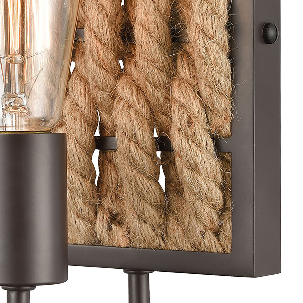Weaverton 5'' Wide 1-Light Vanity Light -  Oil Rubbed Bronze