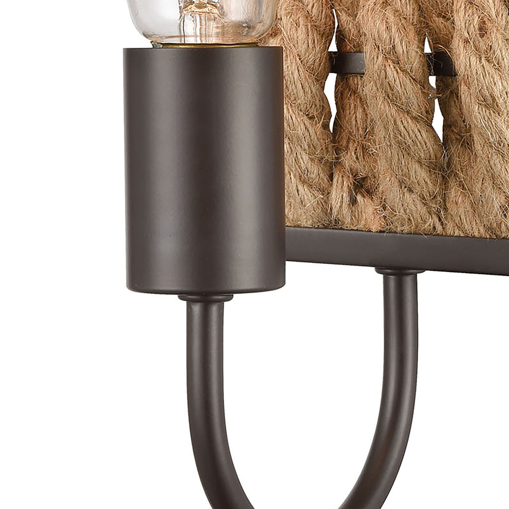 Weaverton 5'' Wide 1-Light Vanity Light -  Oil Rubbed Bronze