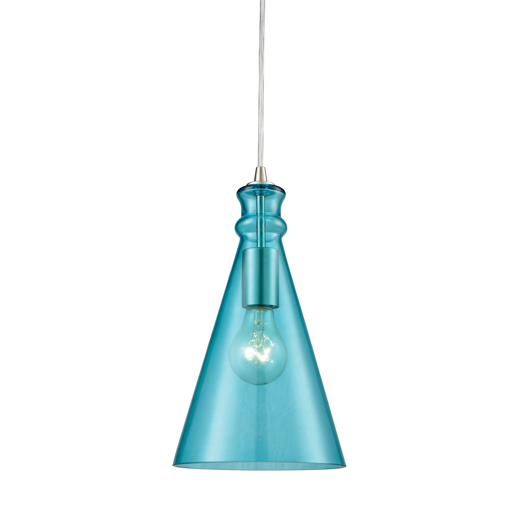 Parson 7'' Wide 1-Light Mini Pendant - Satin Nickel