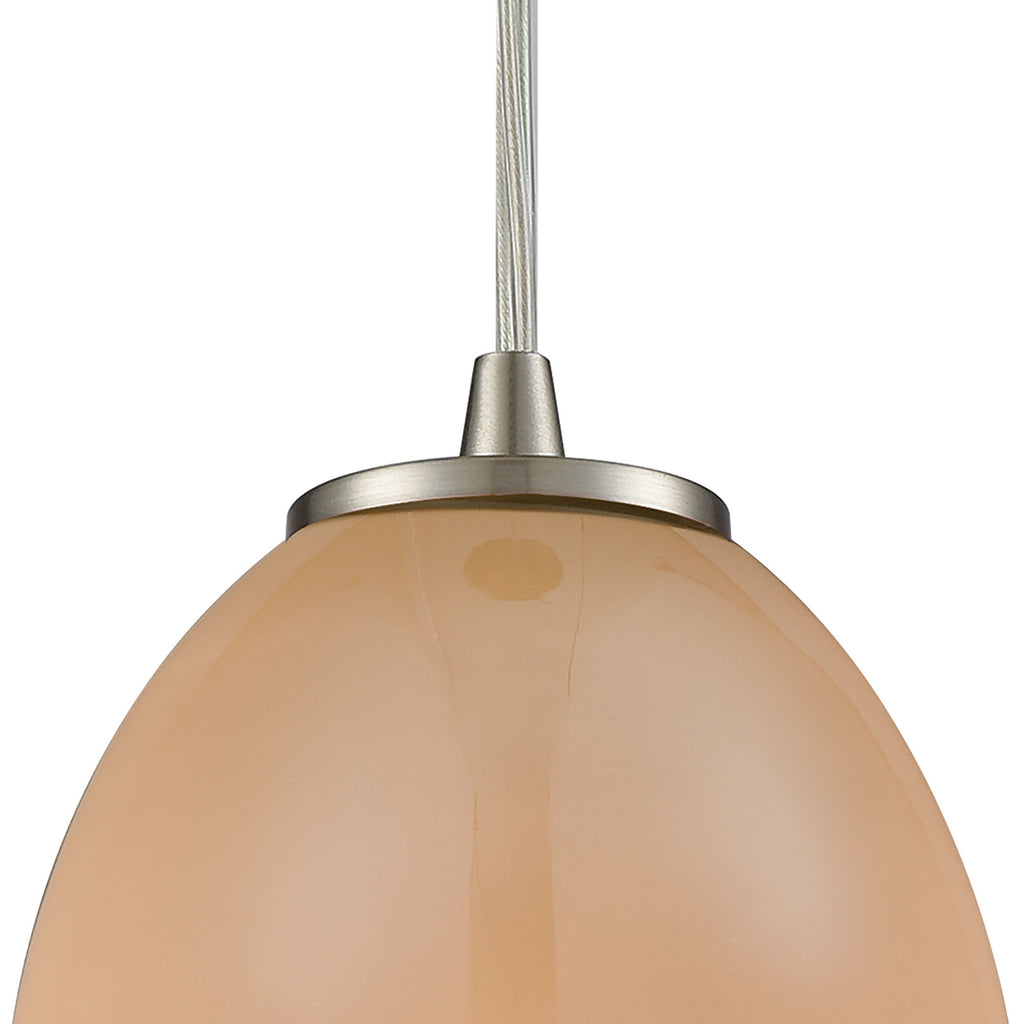 Villiska 5'' Wide 1-Light Mini Pendant - Satin Nickel