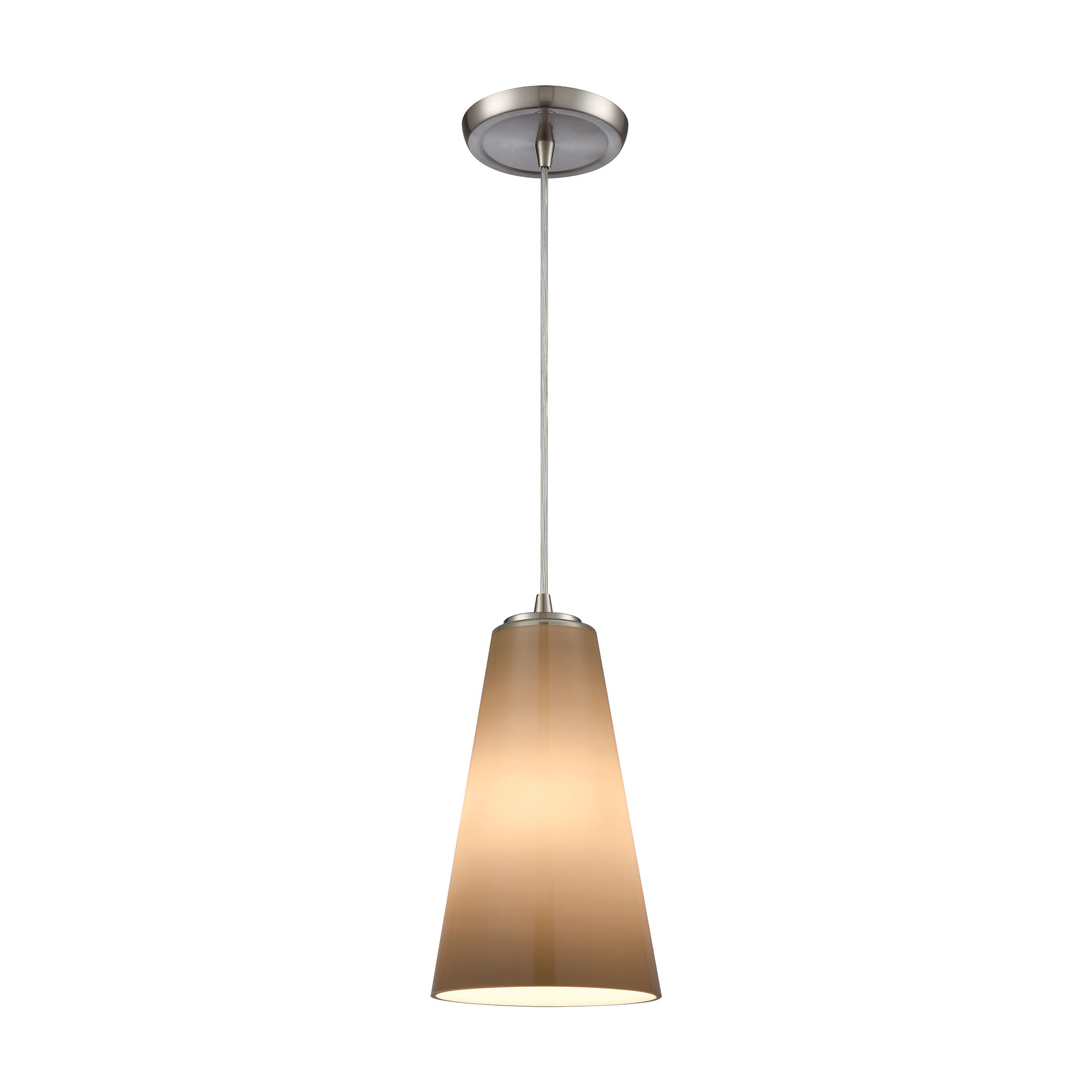 Connor 6'' Wide 1-Light Mini Pendant - Satin Nickel