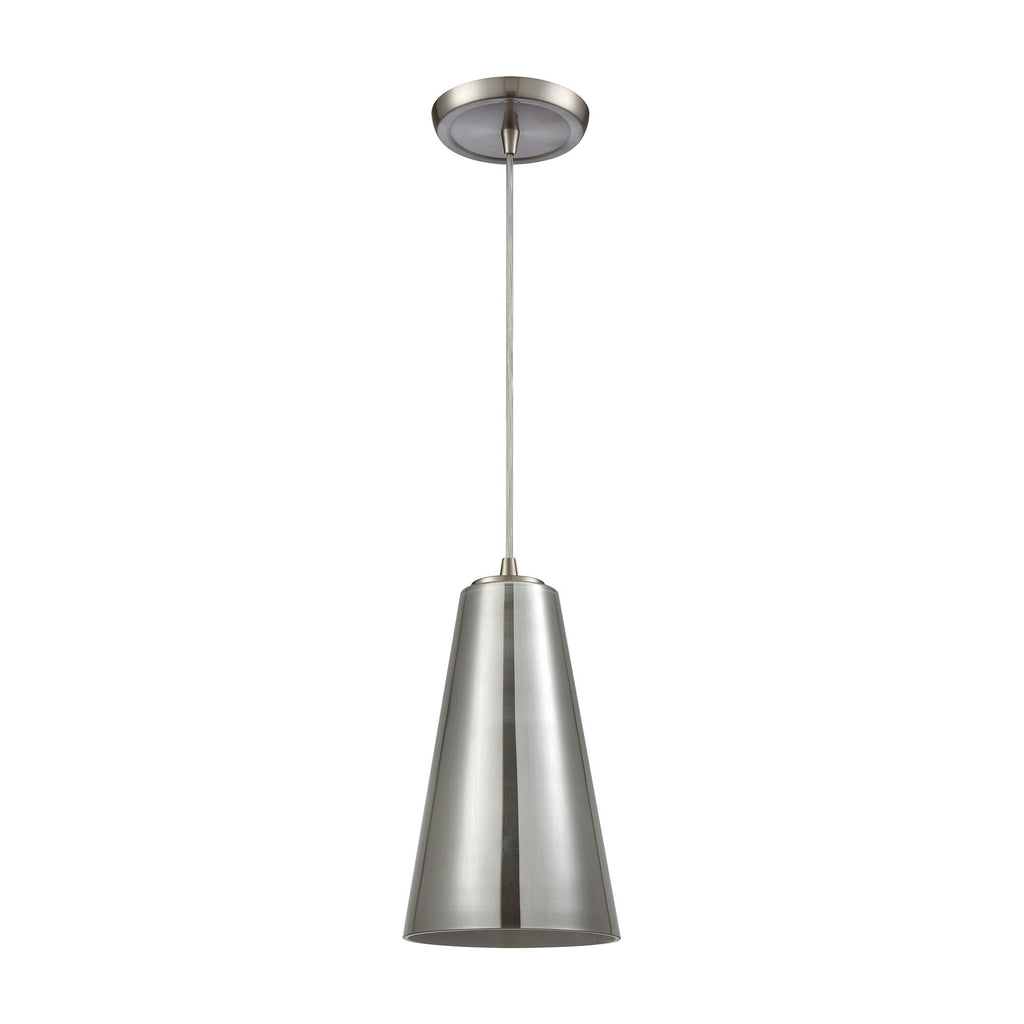 Connor 6'' Wide 1-Light Mini Pendant - Satin Nickel