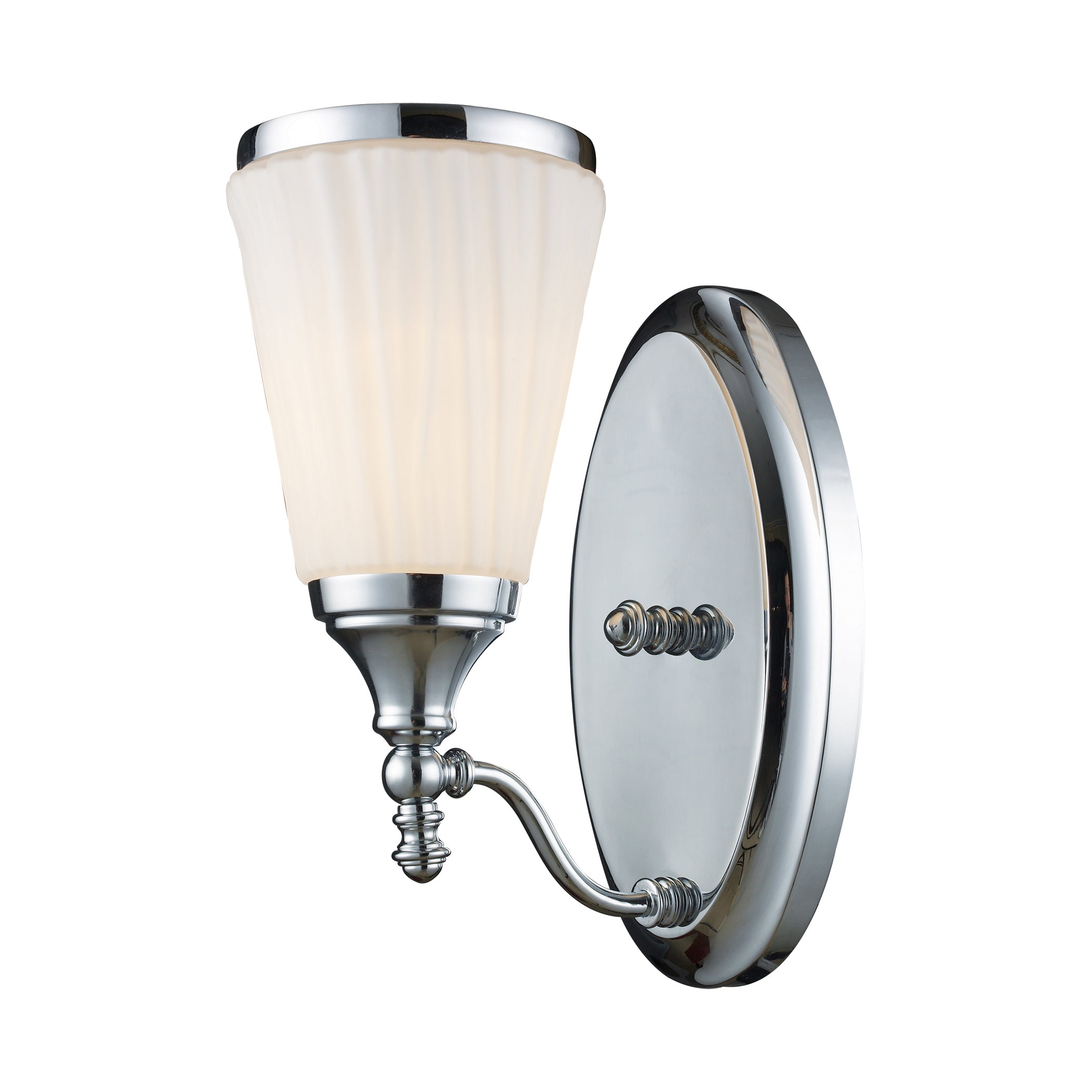 Brussels 12'' High 1-Light Sconce - Polished Chrome