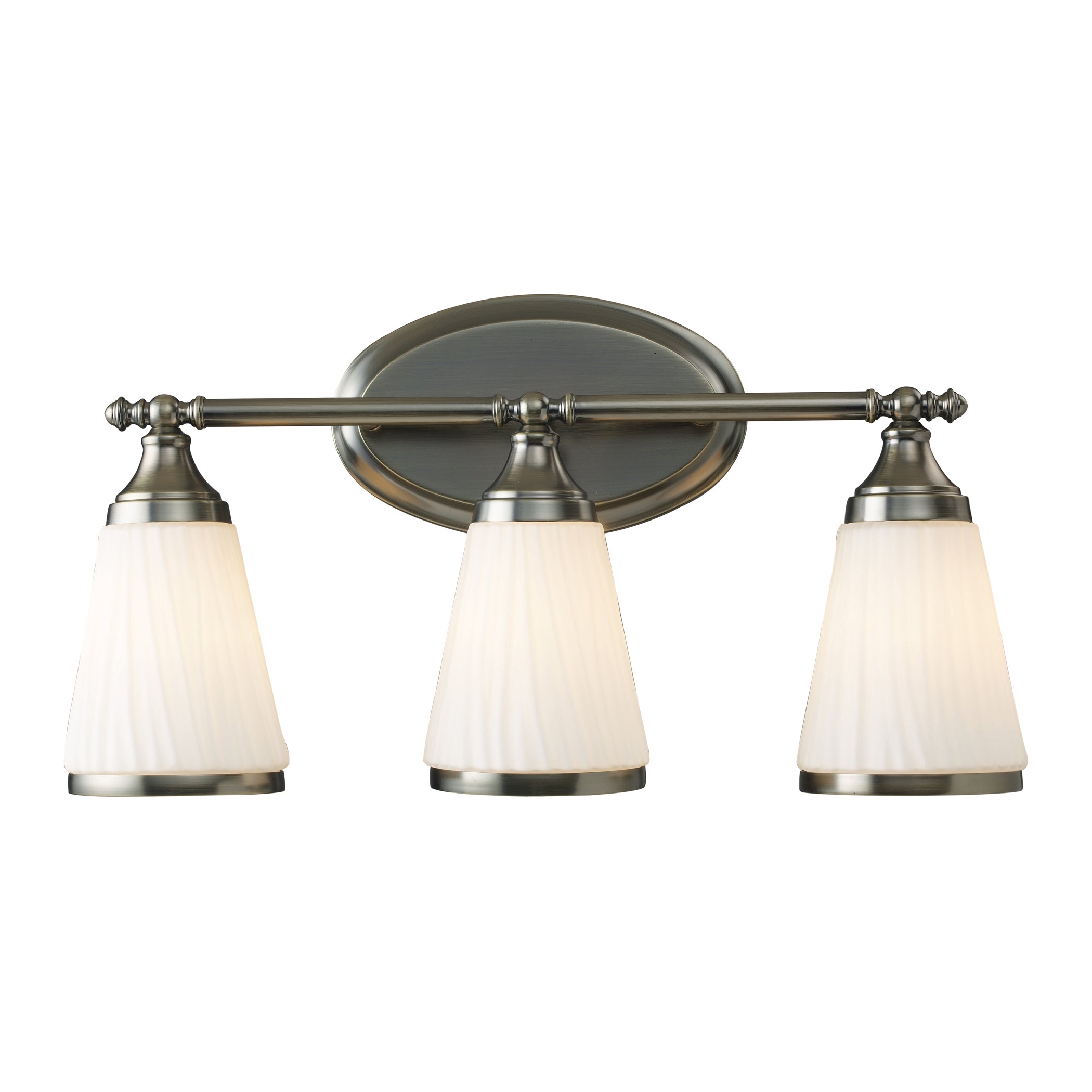 Brussels 22'' Wide 3-Light Vanity Sconce - Antique Brass