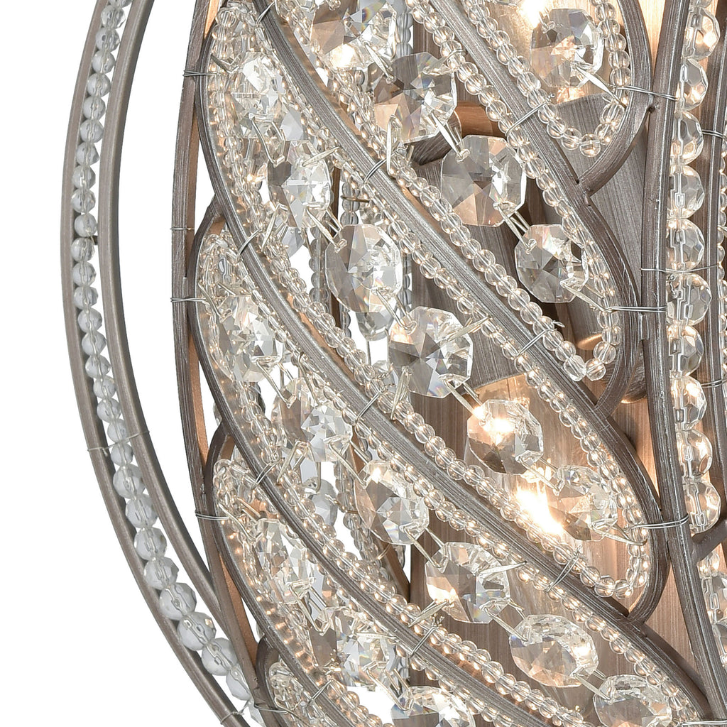 Bradington 13'' High 2-Light Sconce - Weathered Zinc