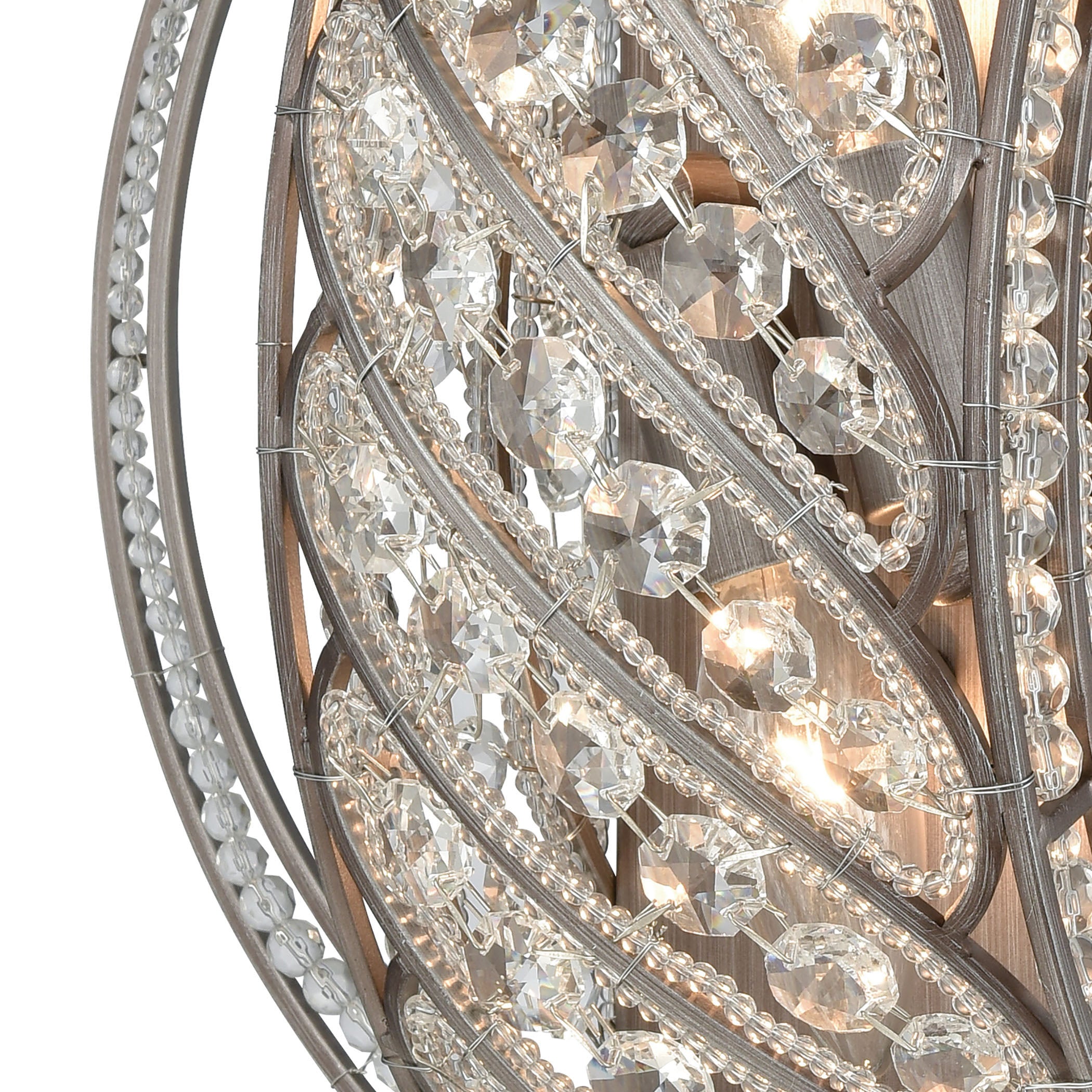 Bradington 13'' High 2-Light Sconce - Weathered Zinc