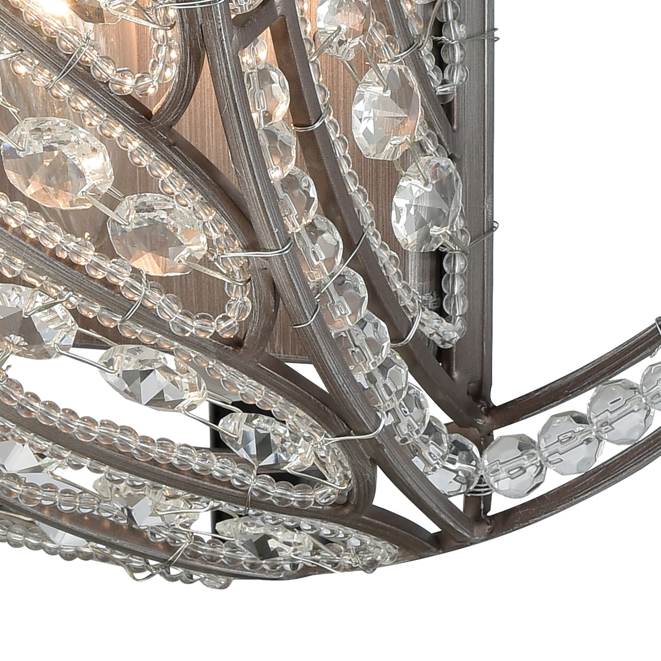 Bradington 13'' High 2-Light Sconce - Weathered Zinc