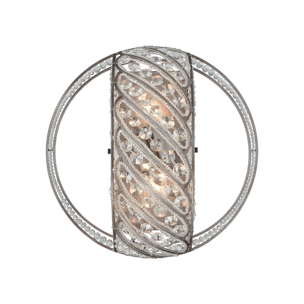 Bradington 13'' High 2-Light Sconce - Weathered Zinc