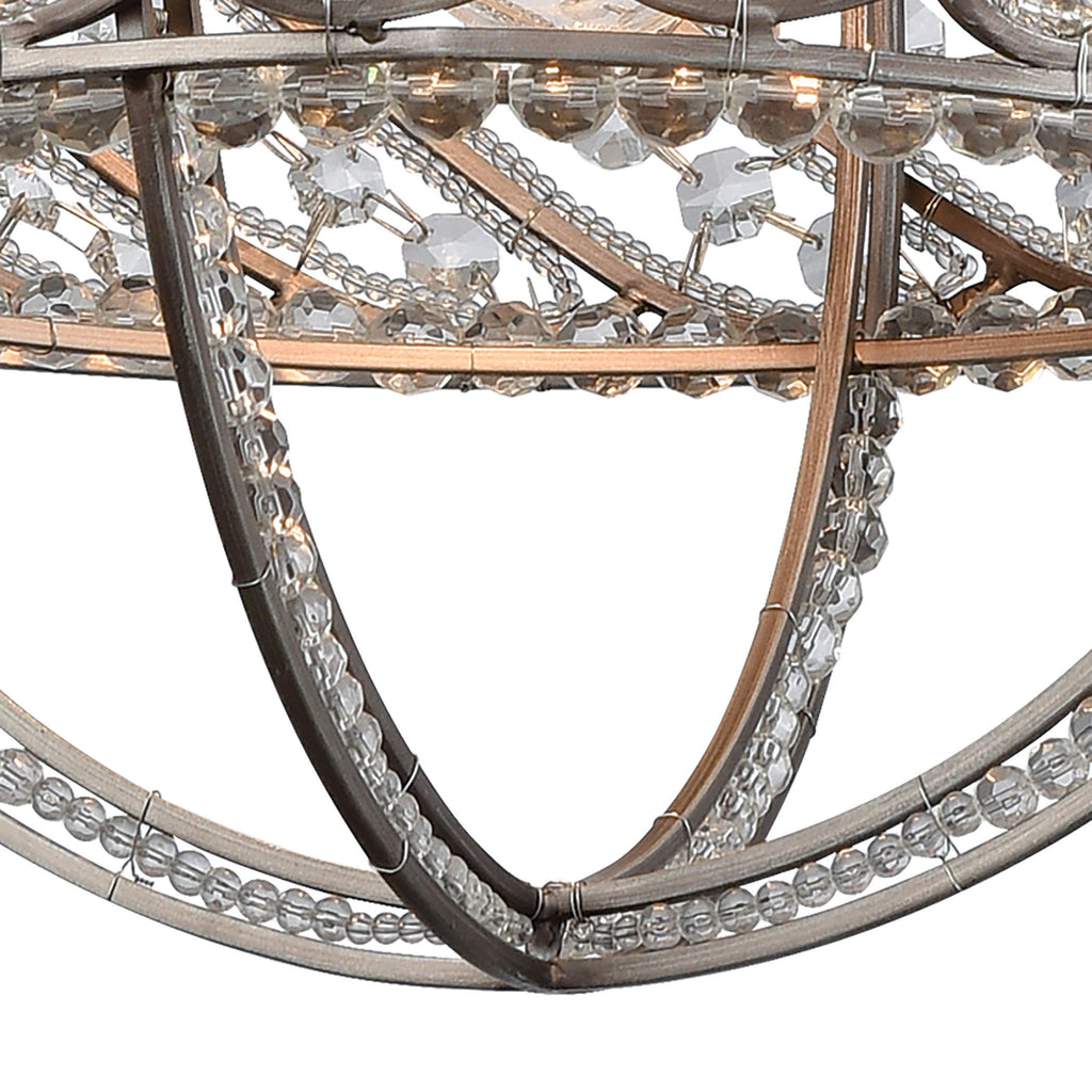 Bradington 13'' Wide 1-Light Pendant - Weathered Zinc