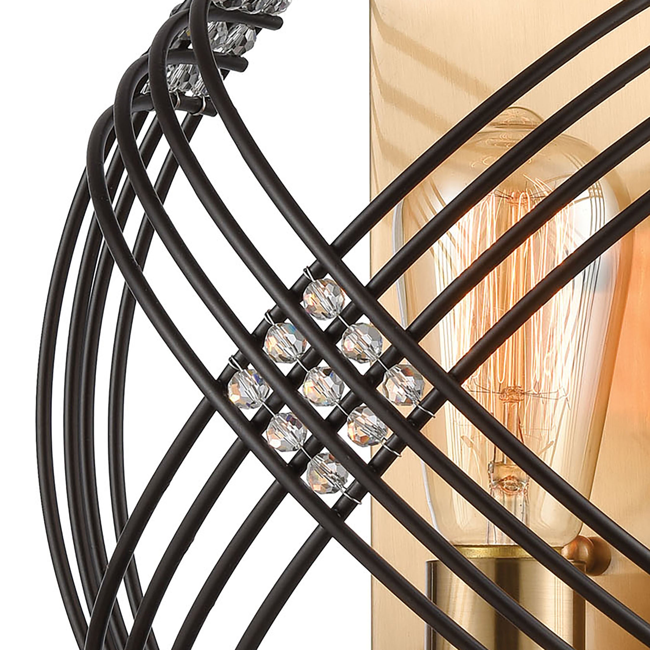 Concentric 12'' High 1-Light Sconce - Oil Rubbed Bronze
