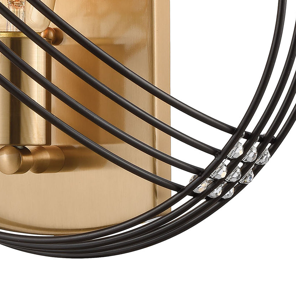 Concentric 12'' High 1-Light Sconce - Oil Rubbed Bronze