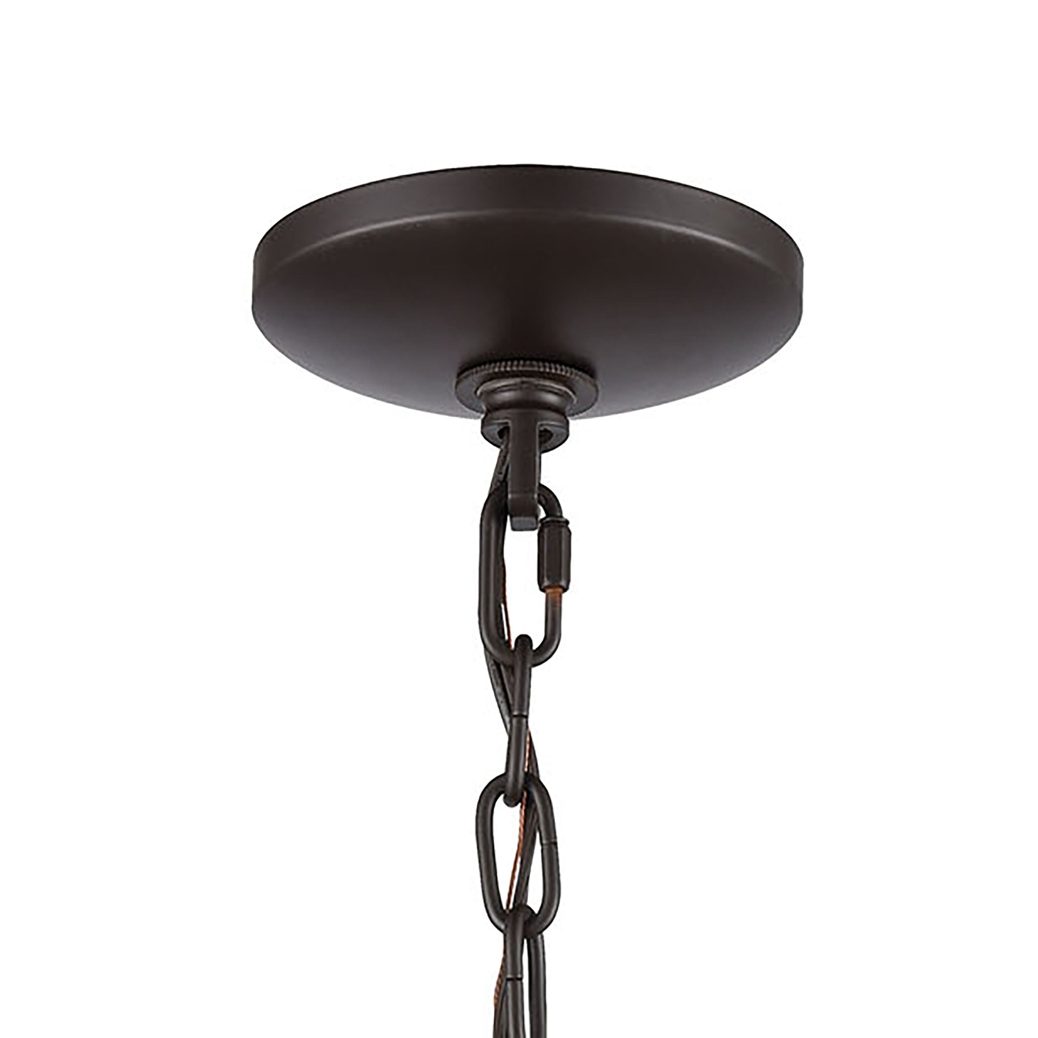 Concentric 9'' Wide 1-Light Mini Pendant - Oil Rubbed Bronze