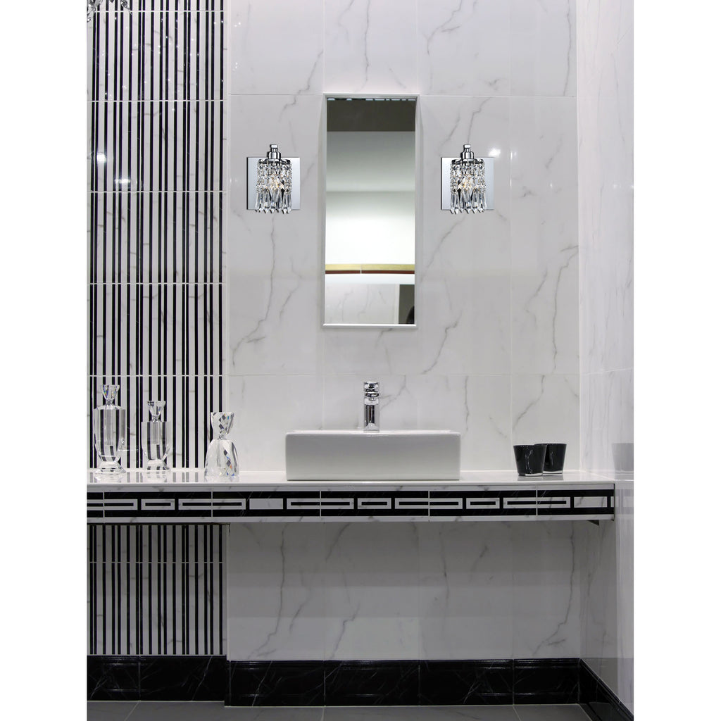 Optix 5'' Wide 1-Light Vanity Light - Polished Chrome