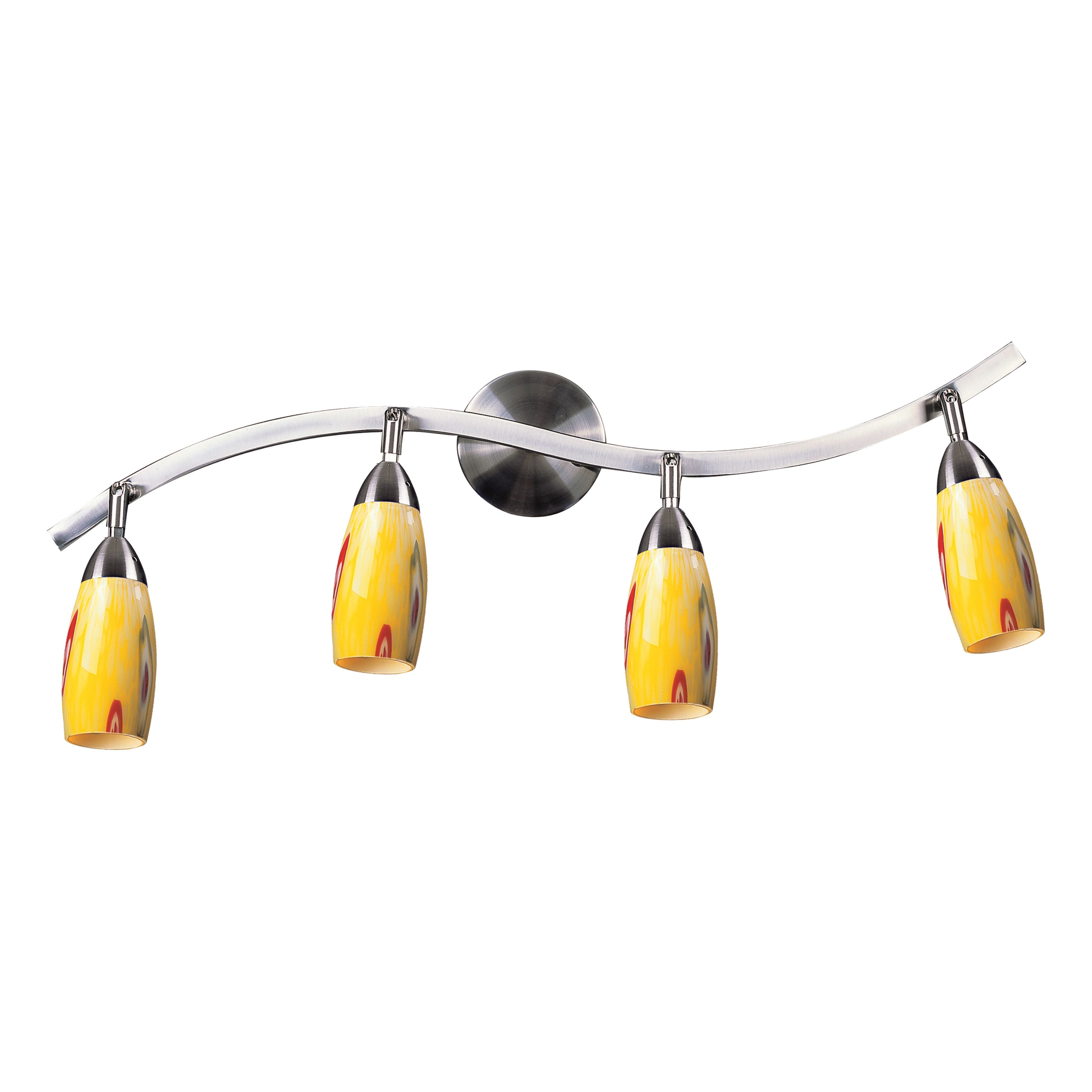 Milan 4-Light Wall Sconce - Satin Nickel