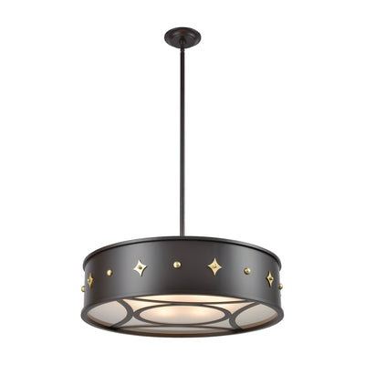 Roman 25'' Wide 6-Light Chandelier - Oil Rubbed Bronze