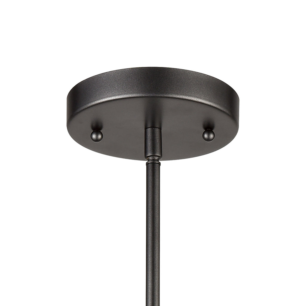 Freeform 6'' Wide 1-Light Mini Pendant - Dark Graphite