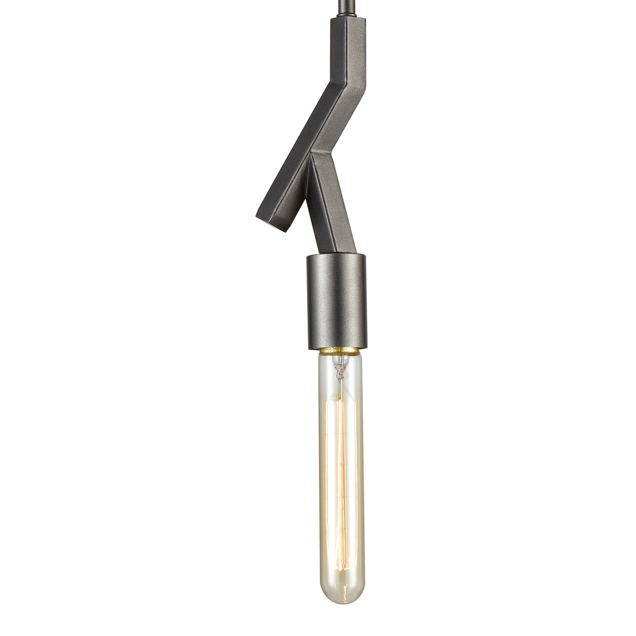 Freeform 6'' Wide 1-Light Mini Pendant - Dark Graphite
