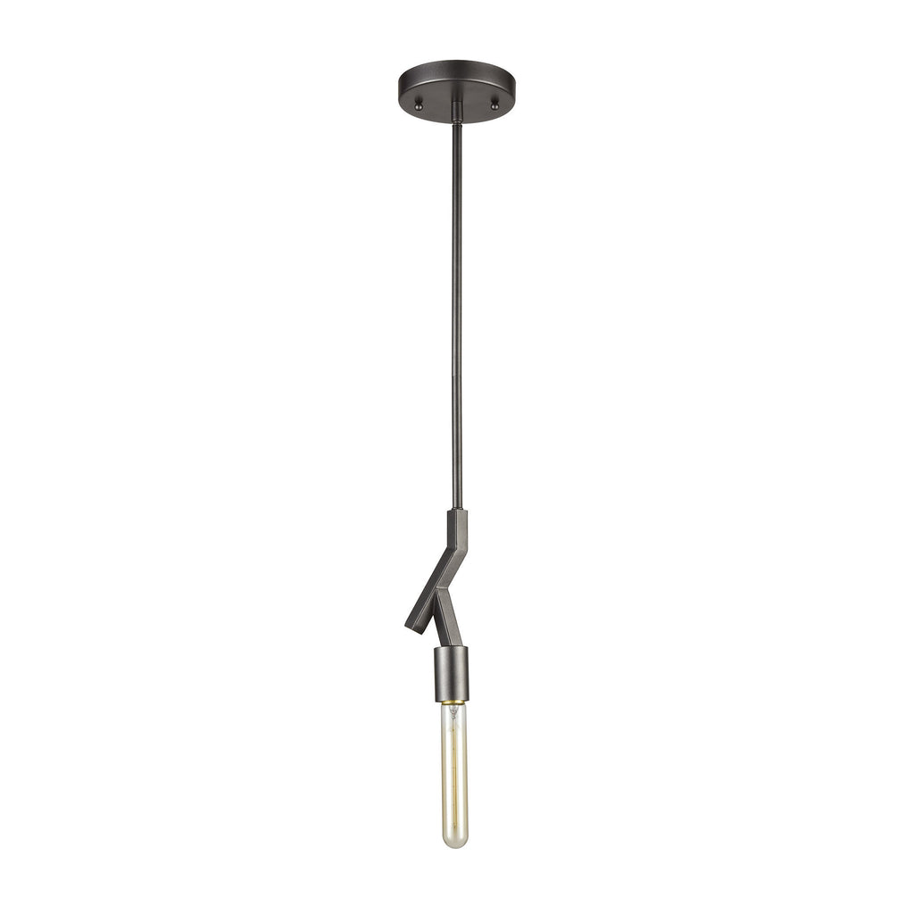 Freeform 6'' Wide 1-Light Mini Pendant - Dark Graphite