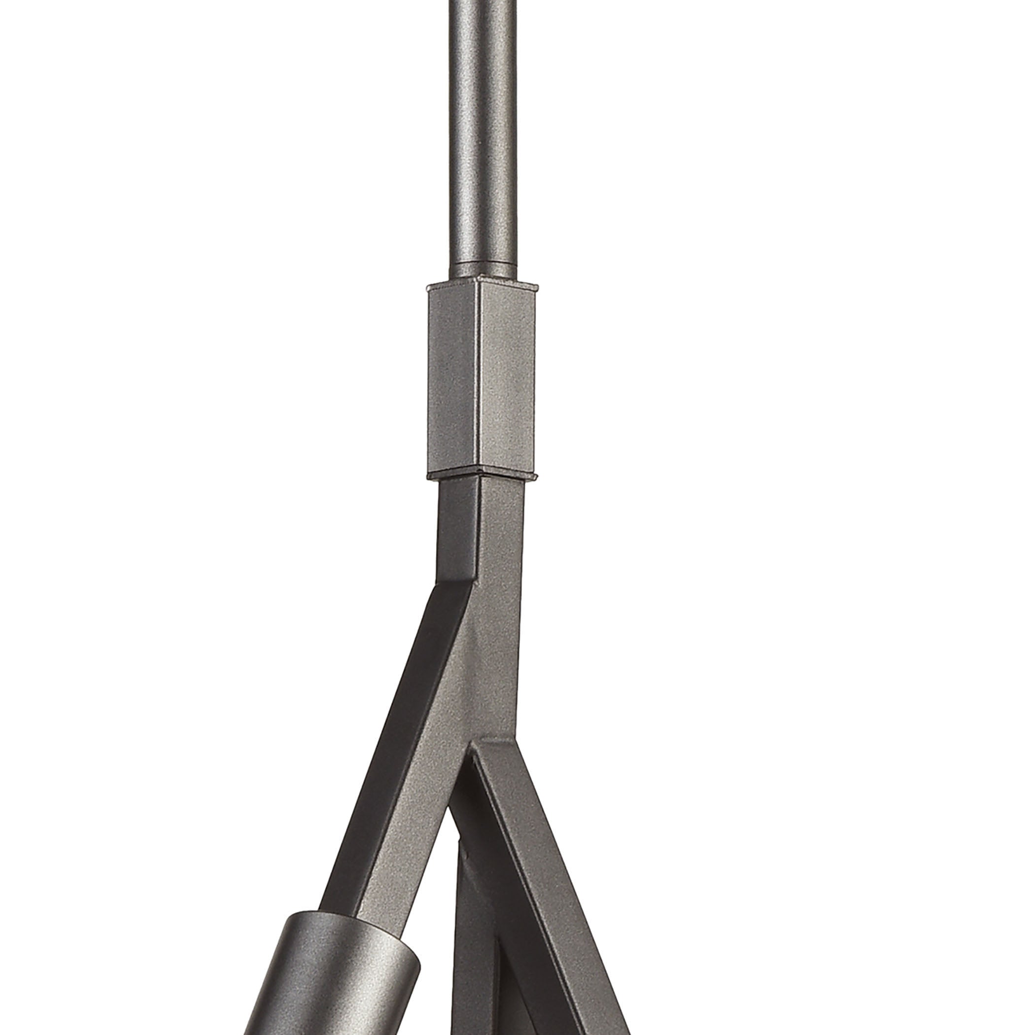 Freeform 6'' Wide 3-Light Mini Pendant - Dark Graphite