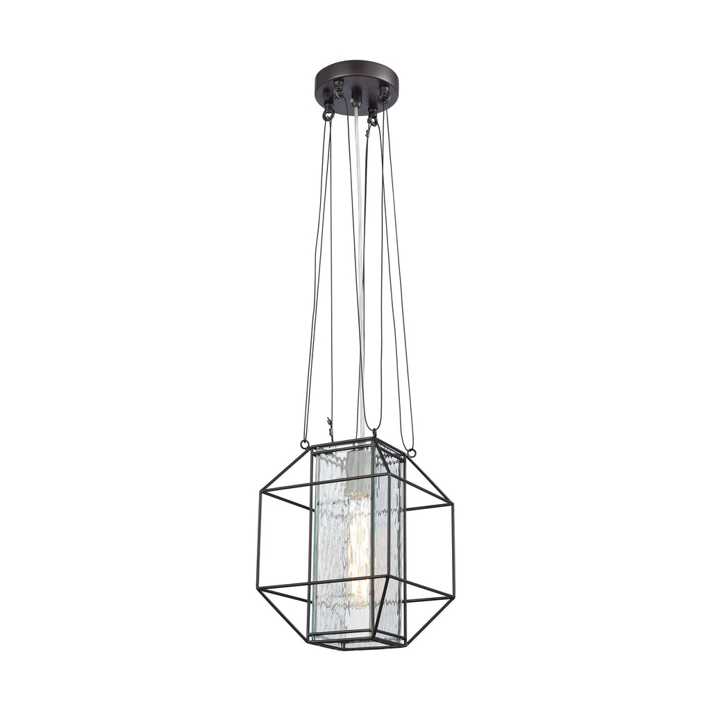 Waterbury 8'' Wide 1-Light Mini Pendant - Oil Rubbed Bronze
