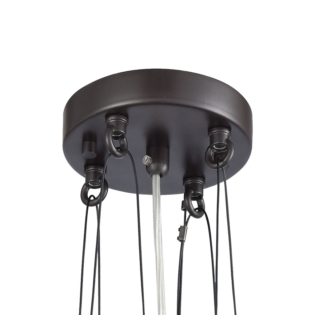 Waterbury 8'' Wide 1-Light Mini Pendant - Oil Rubbed Bronze