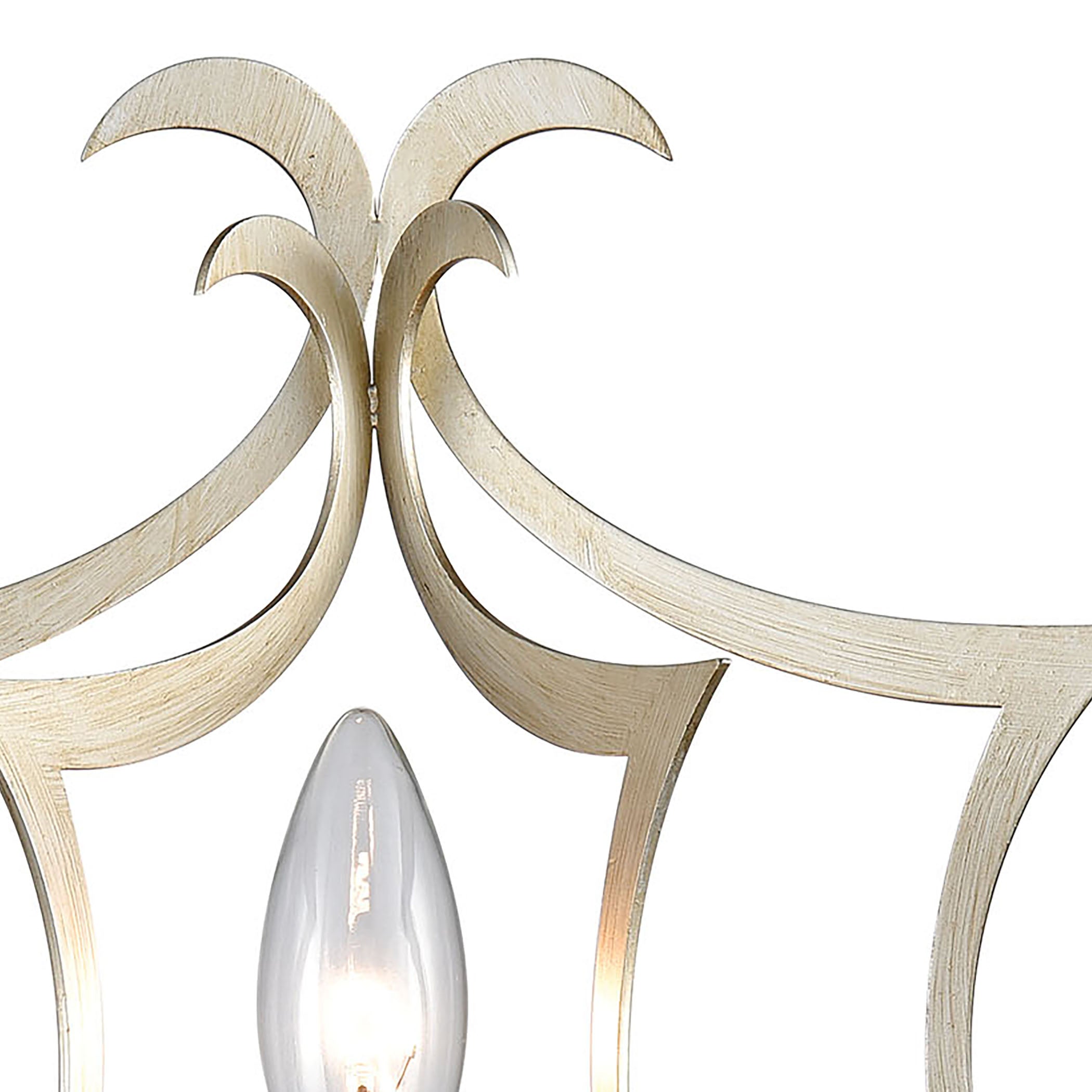 Delray 13'' High 1-Light Sconce - Aged Silver