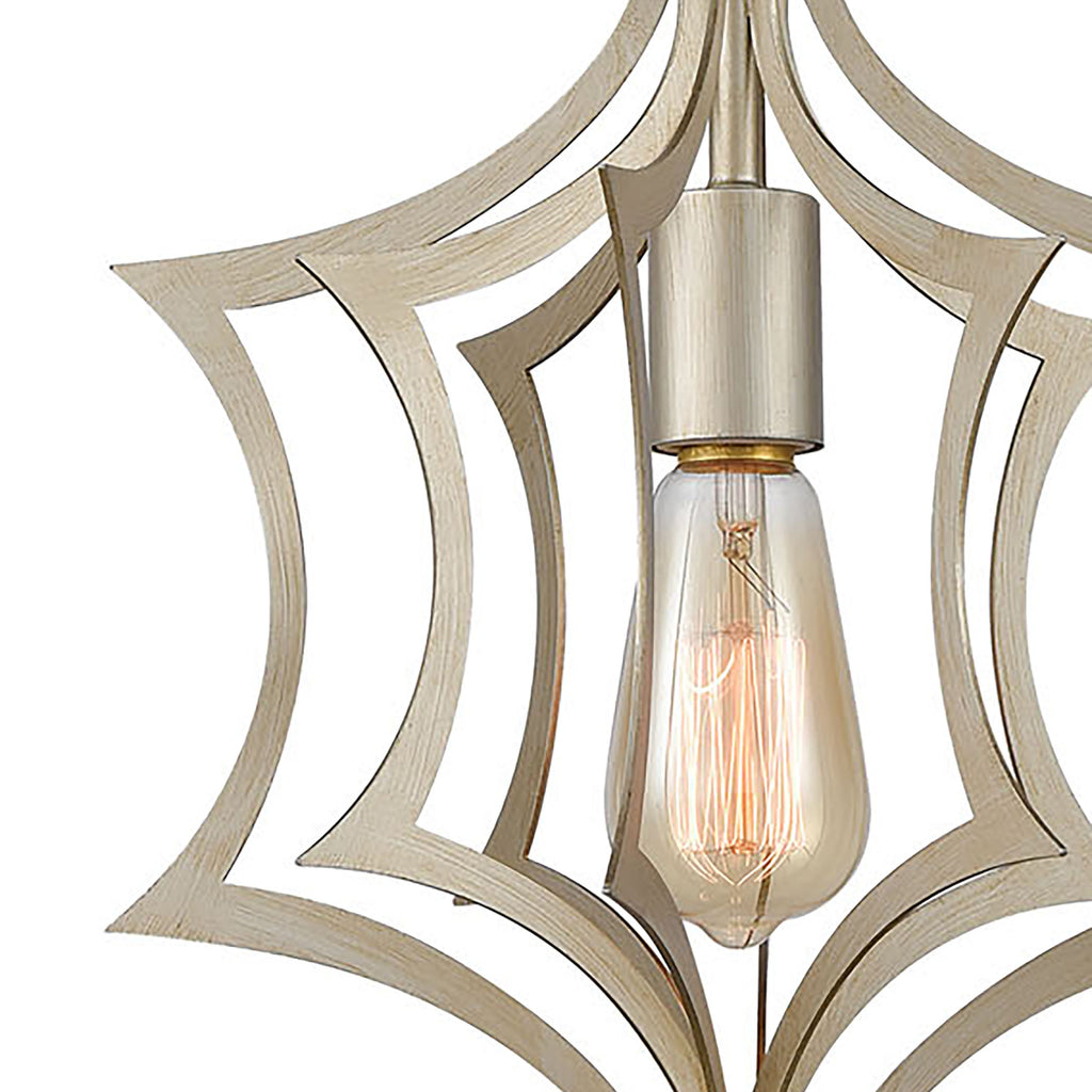 Delray 11'' Wide 1-Light Mini Pendant - Aged Silver