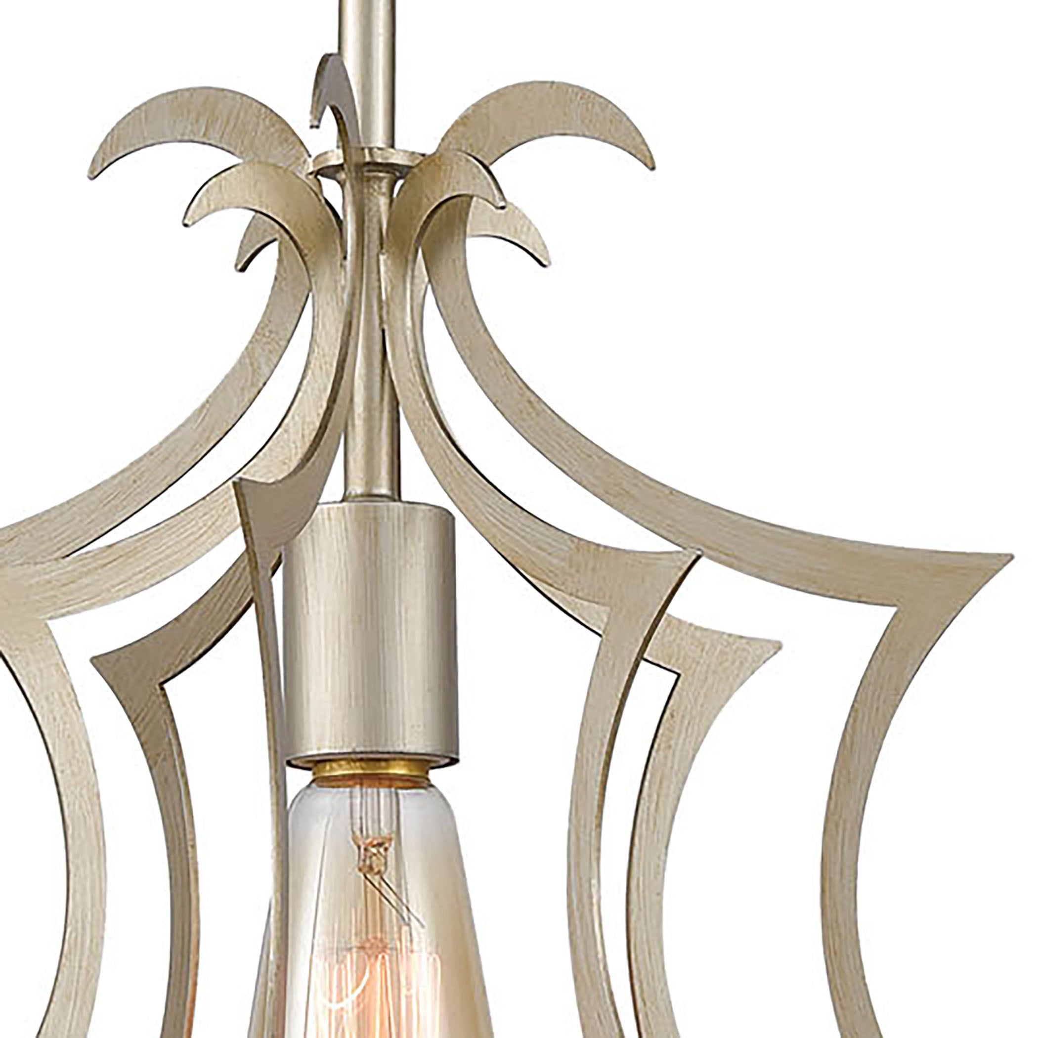 Delray 11'' Wide 1-Light Mini Pendant - Aged Silver