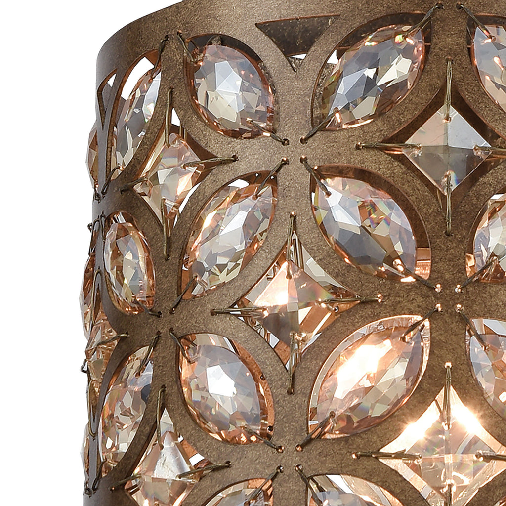 Rosslyn 8'' Wide 1-Light Mini Pendant - Mocha