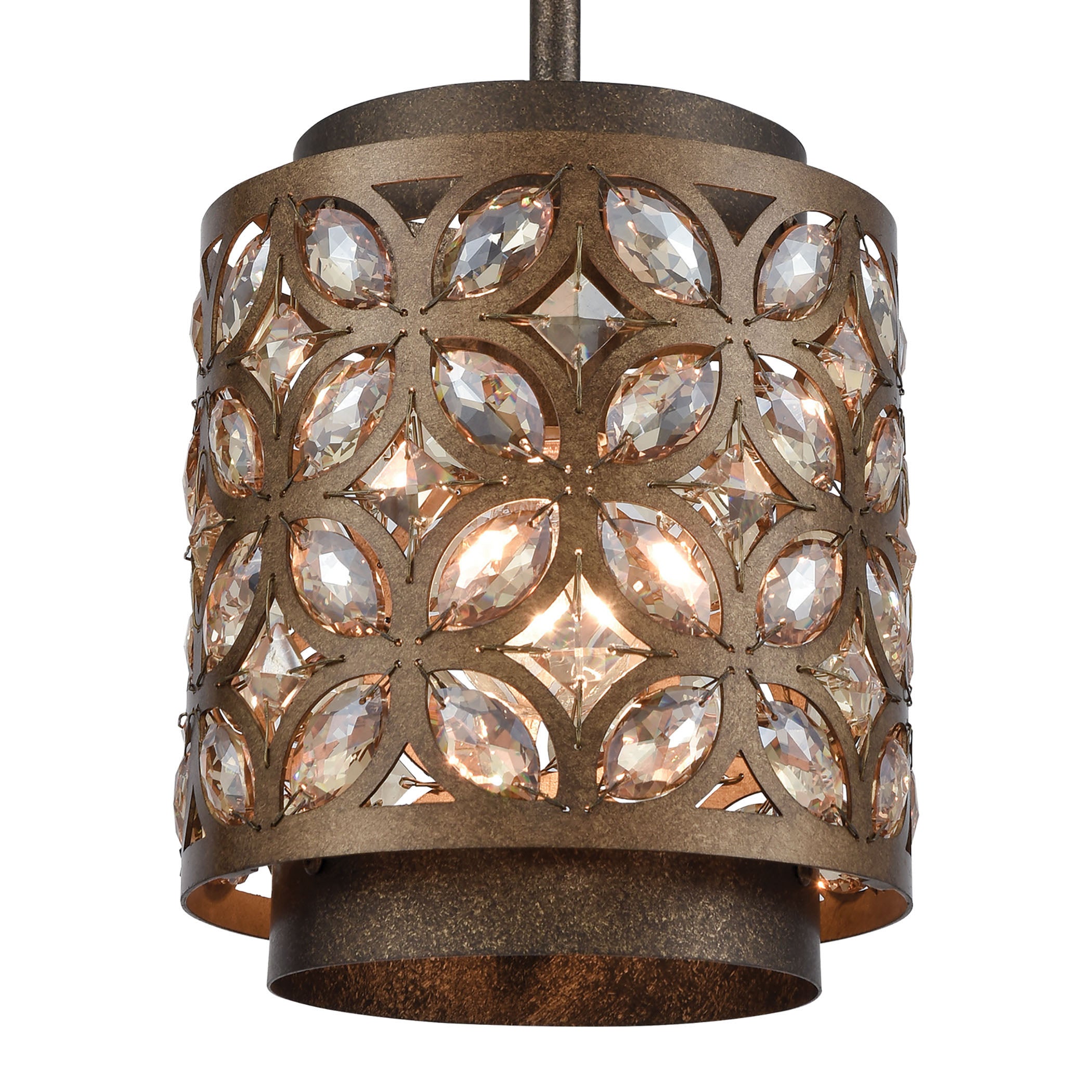 Rosslyn 8'' Wide 1-Light Mini Pendant - Mocha