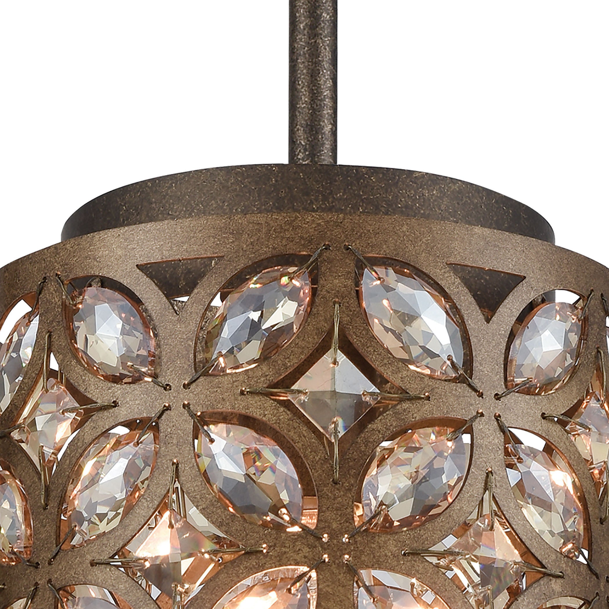 Rosslyn 8'' Wide 1-Light Mini Pendant - Mocha