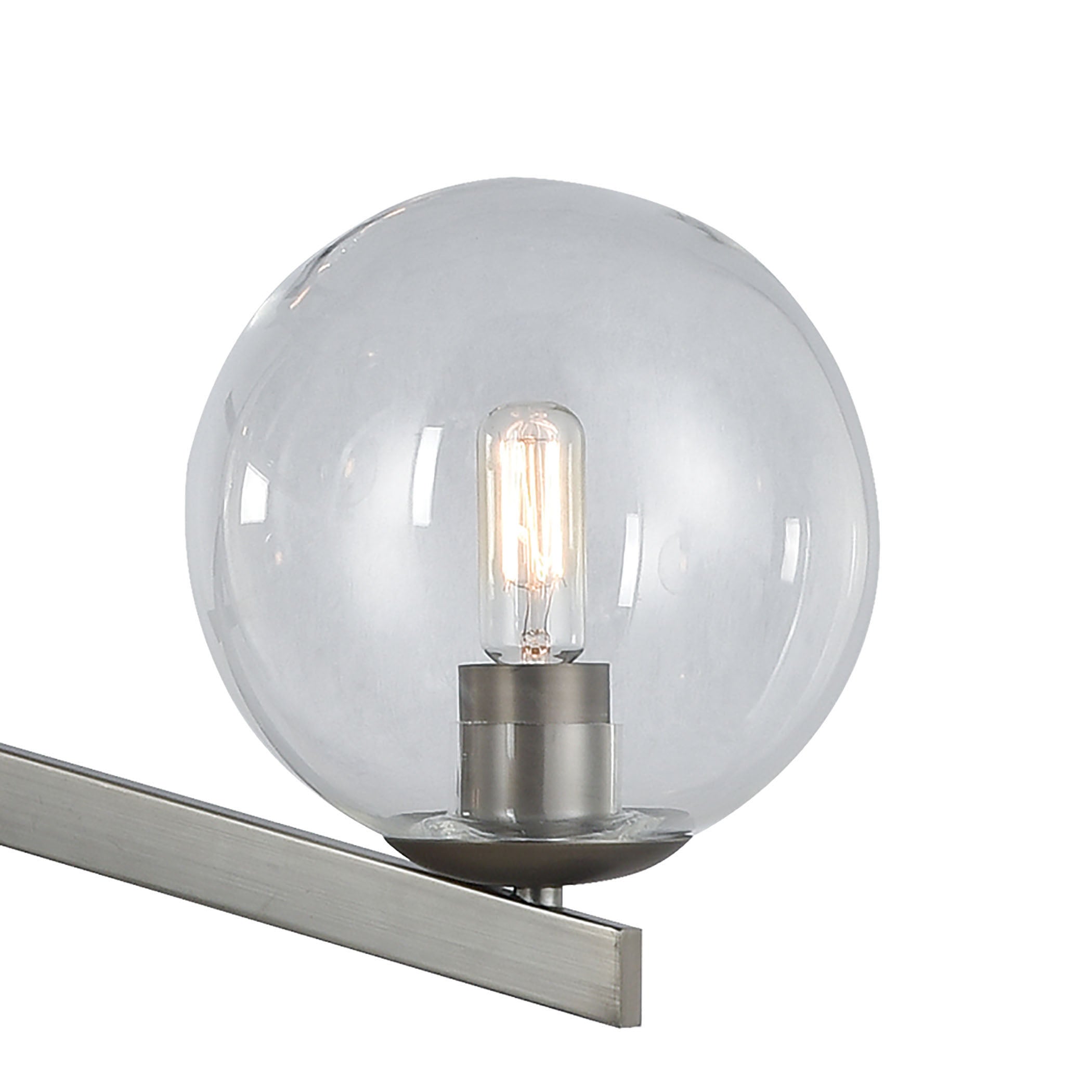Globes of Light 42'' Wide 8-Light Chandelier - Black