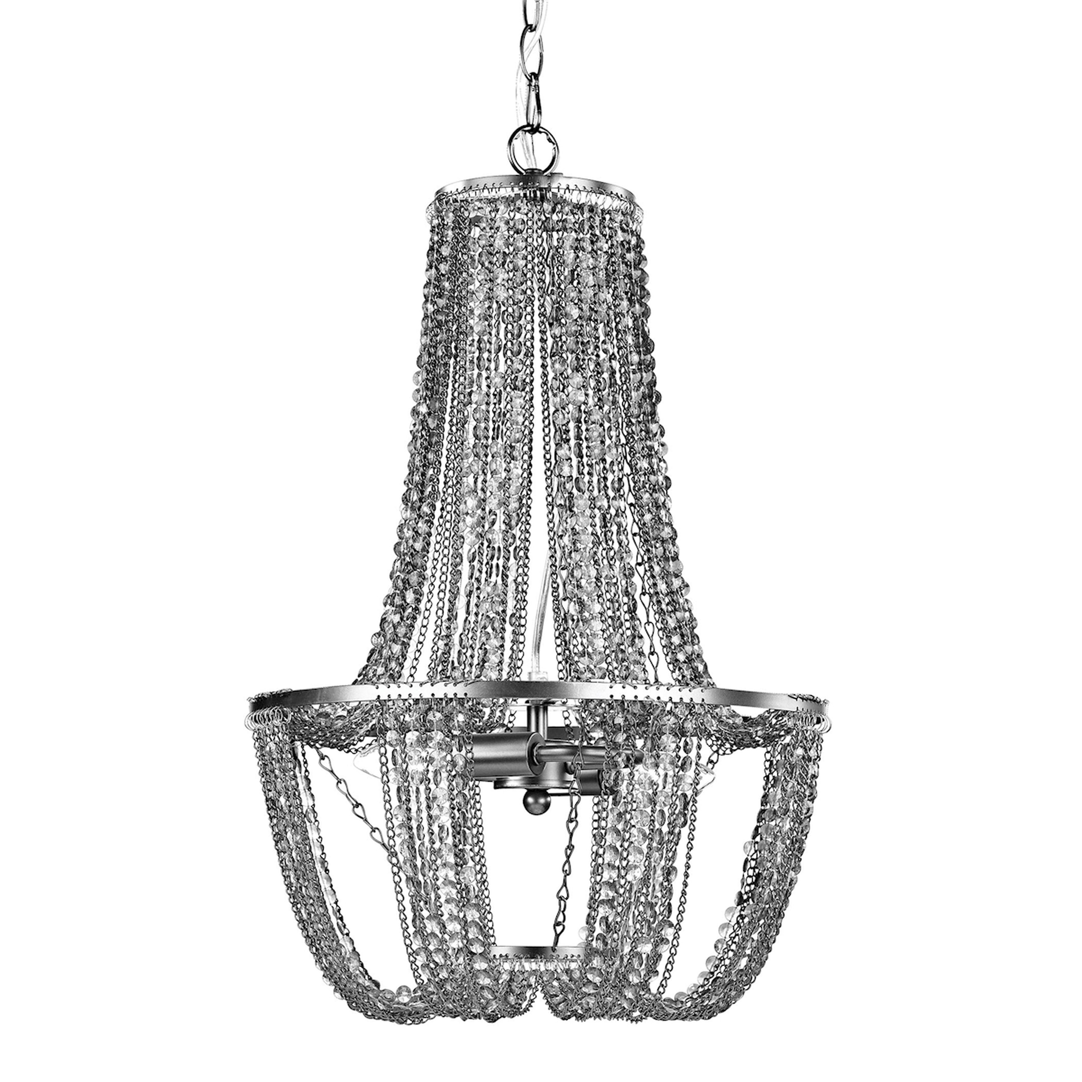 Thrapston 14'' Wide 2-Light Chandelier - Silver