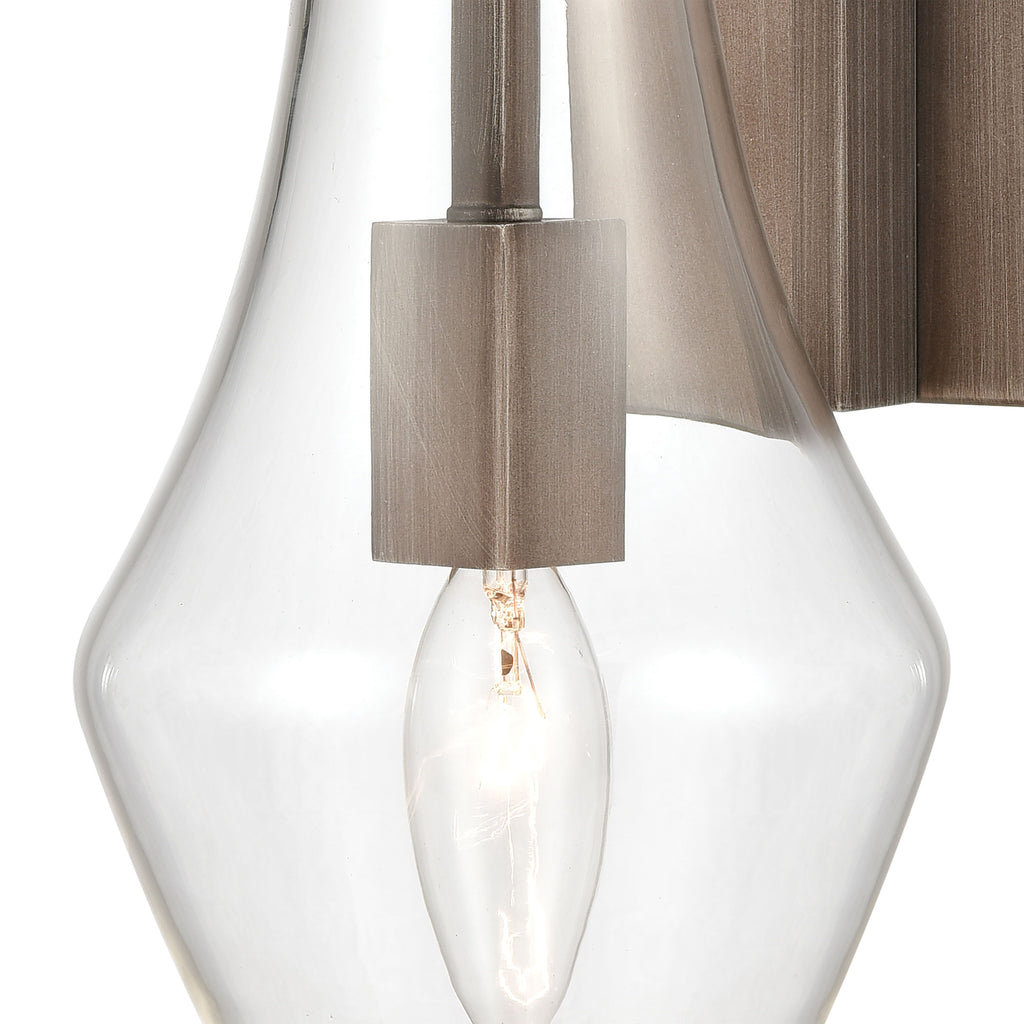 Culmination 5'' Wide 1-Light Vanity Light - Weathered Zinc