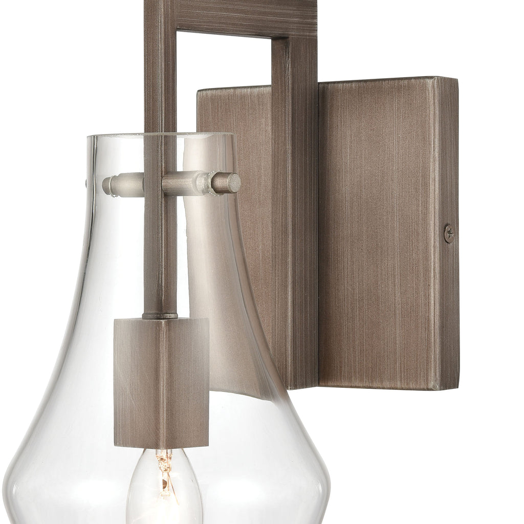 Culmination 5'' Wide 1-Light Vanity Light - Weathered Zinc
