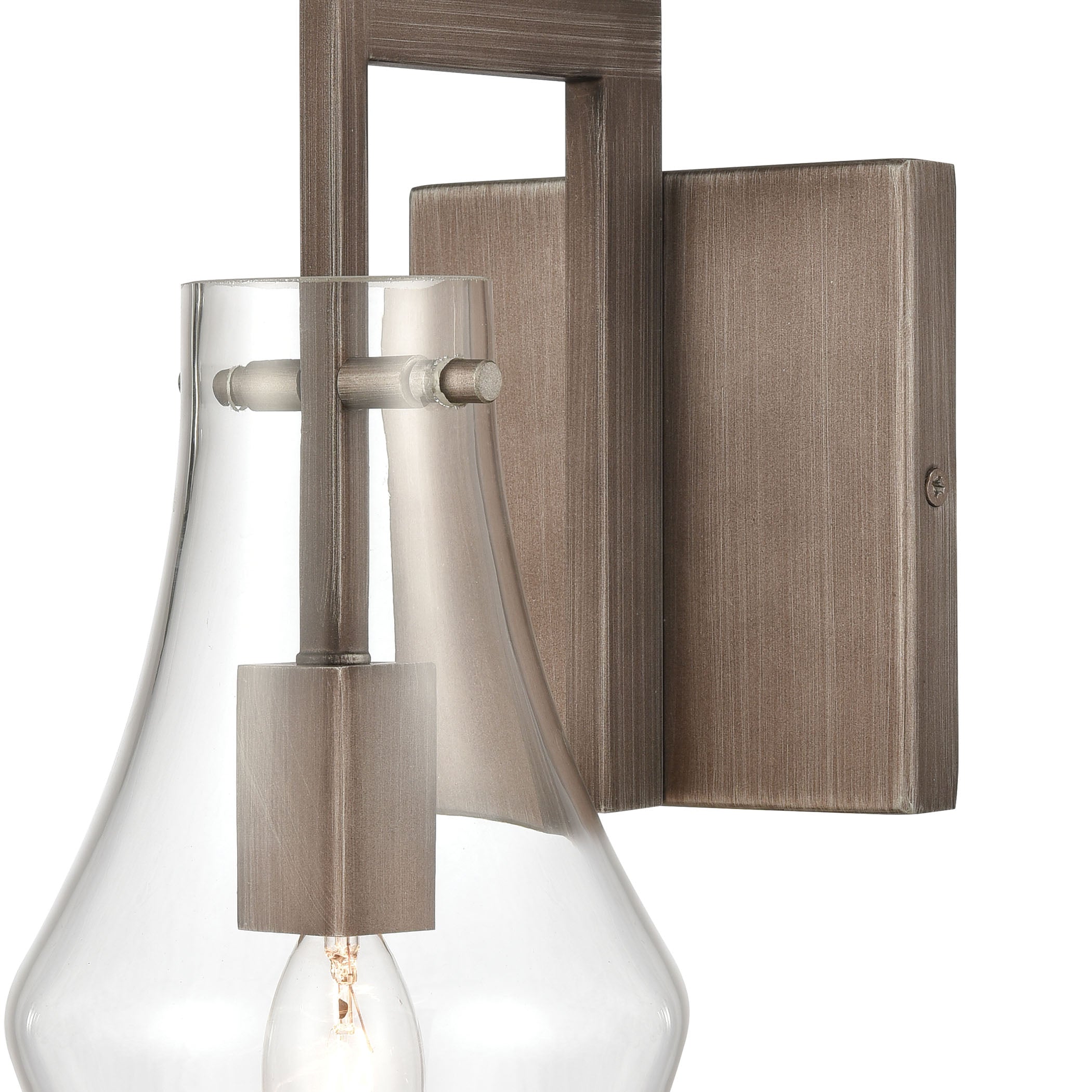 Culmination 5'' Wide 1-Light Vanity Light - Weathered Zinc