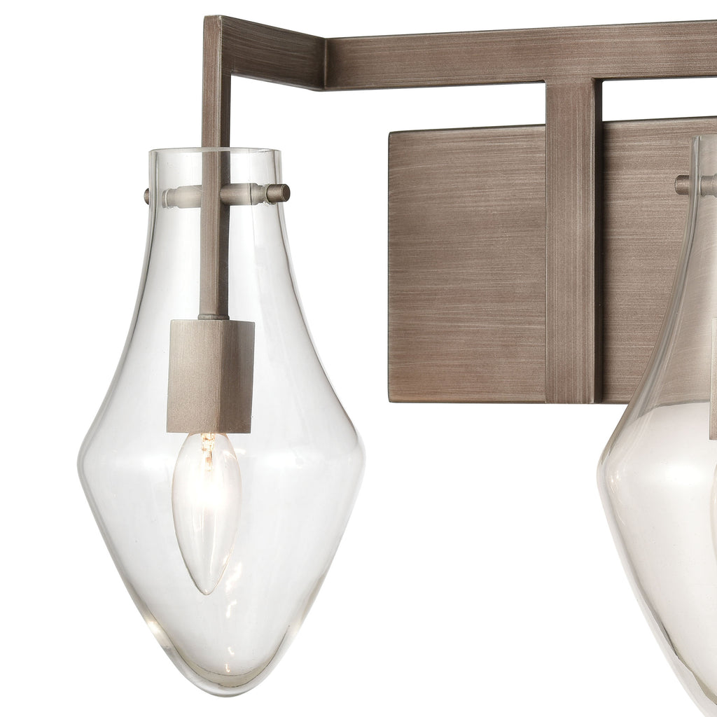 Culmination 16'' Wide 2-Light Vanity Light - Weathered Zinc