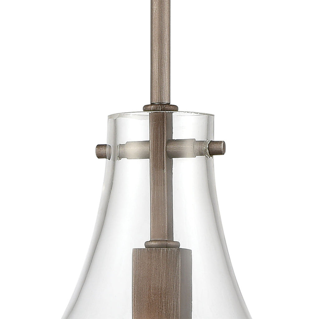 Culmination 5'' Wide 1-Light Mini Pendant - Weathered Zinc