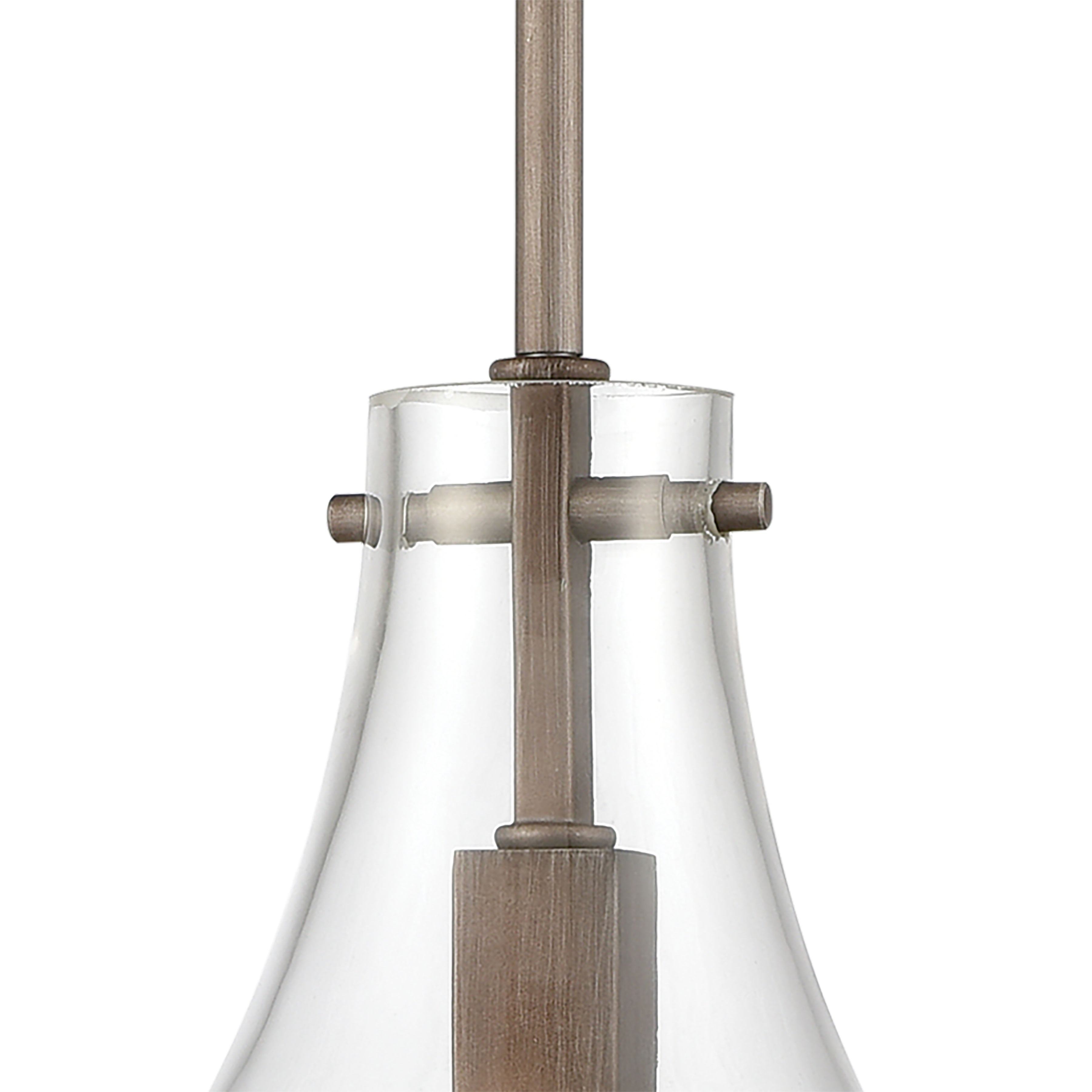 Culmination 5'' Wide 1-Light Mini Pendant - Weathered Zinc
