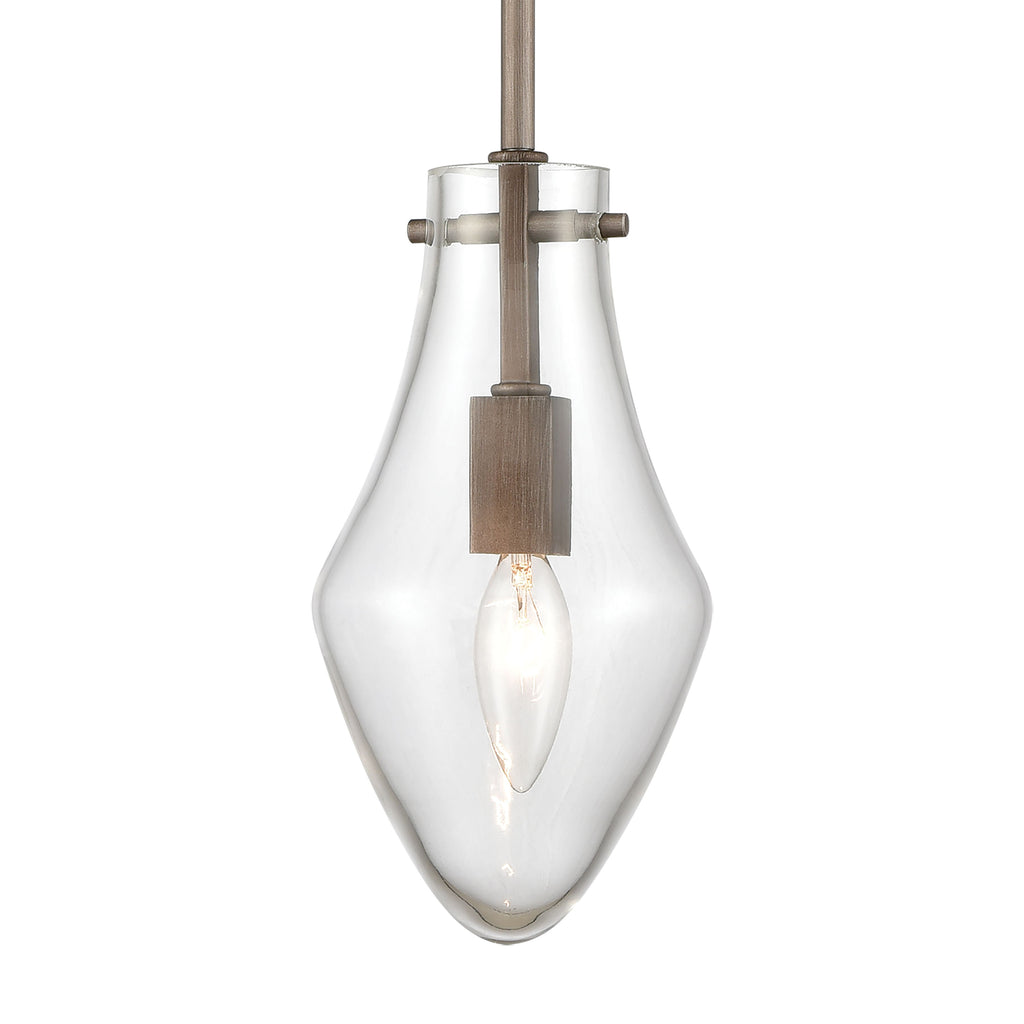 Culmination 5'' Wide 1-Light Mini Pendant - Weathered Zinc